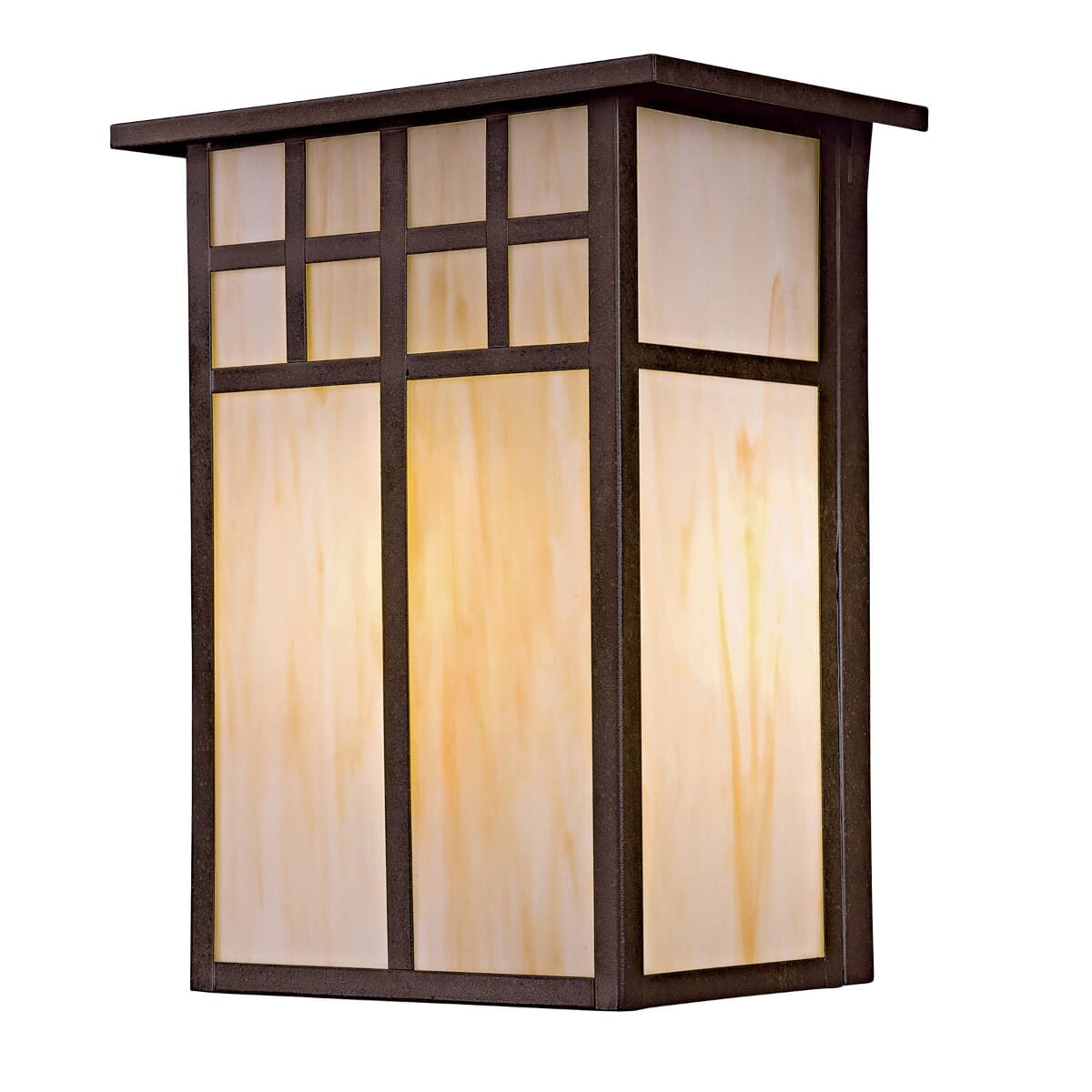 The Great Outdoors Scottsdale II Outdoor Wall Lantern in Textured French Bronze