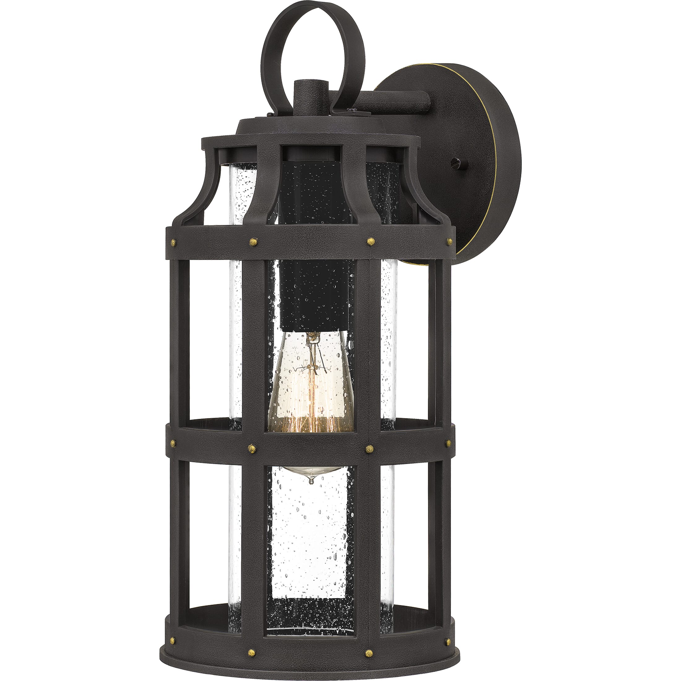 Quoizel Lassiter 7" Outdoor Wall Light in Palladian Bronze