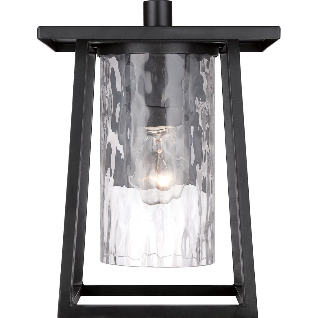 Quoizel Lodge 1-Light 12.5" Outdoor Lantern in Mystic Black