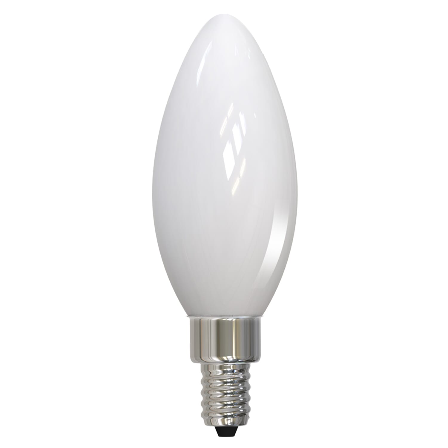 Bulbrite LED B11 Candelabra 5W Dimmable Light Bulb in milky - 4pack