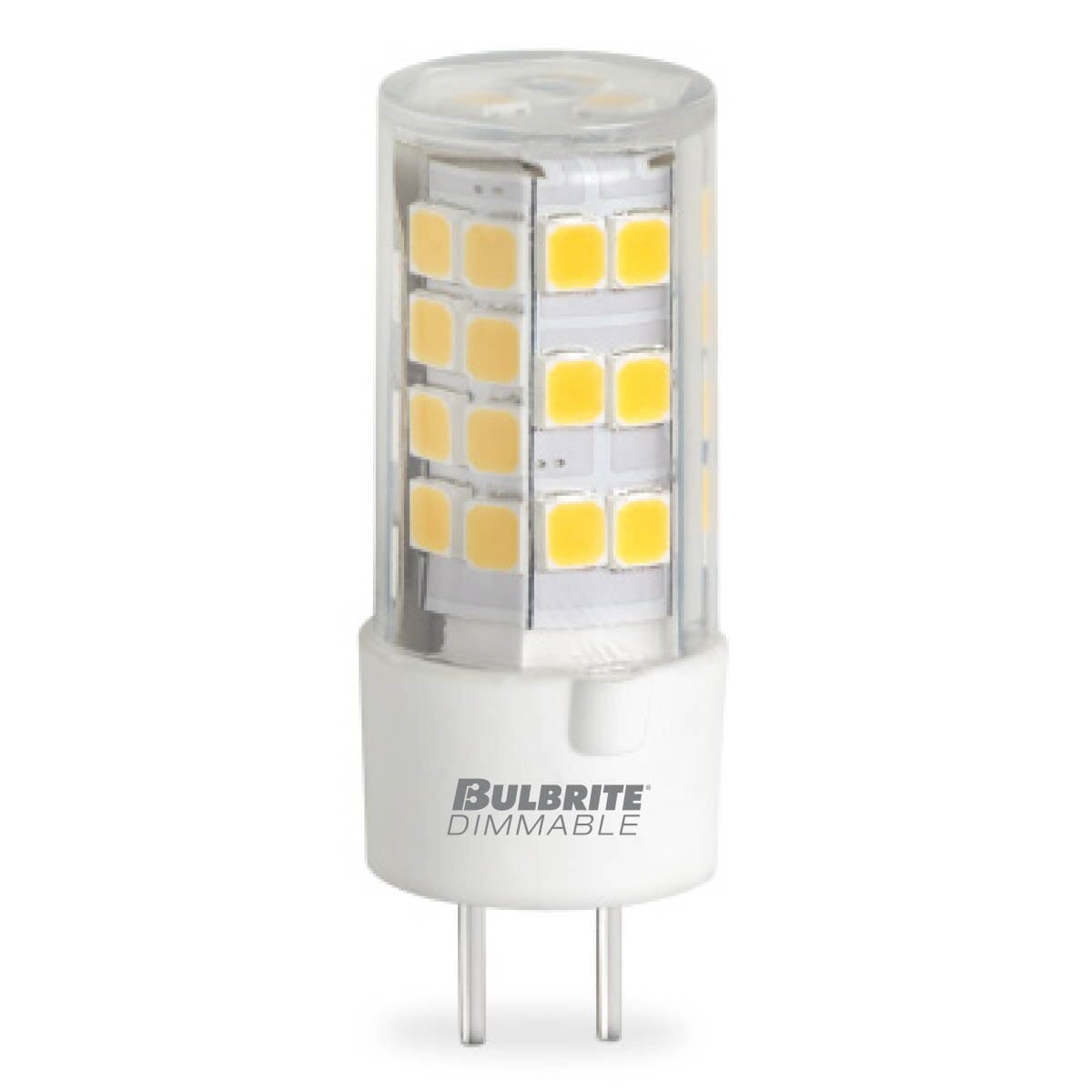 Bulbrite LED T4 Bi-Pin 5W Light Bulb in Clear - 2pack