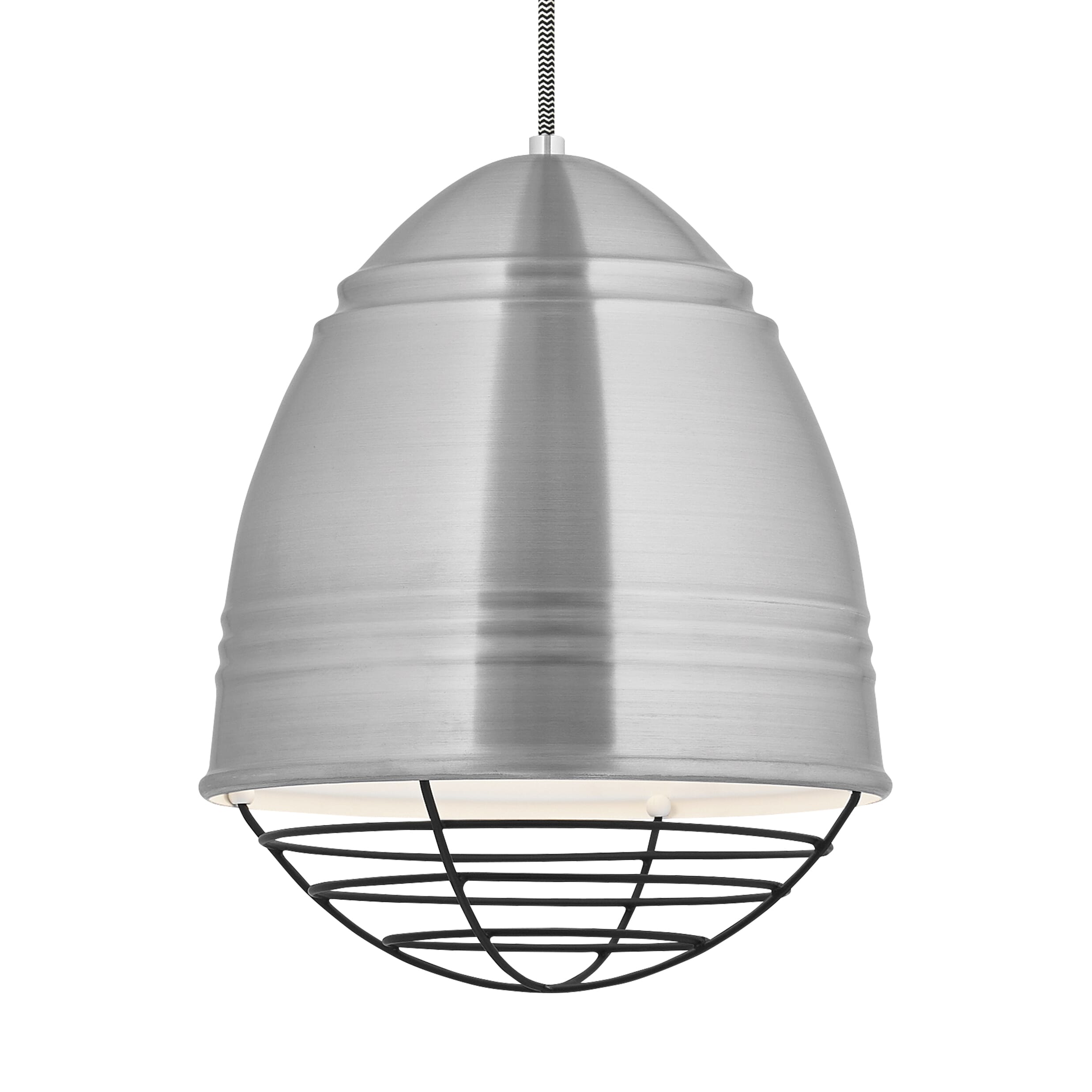 Tech Loft 2700K LED 15" Pendant Light in Brushed Aluminum