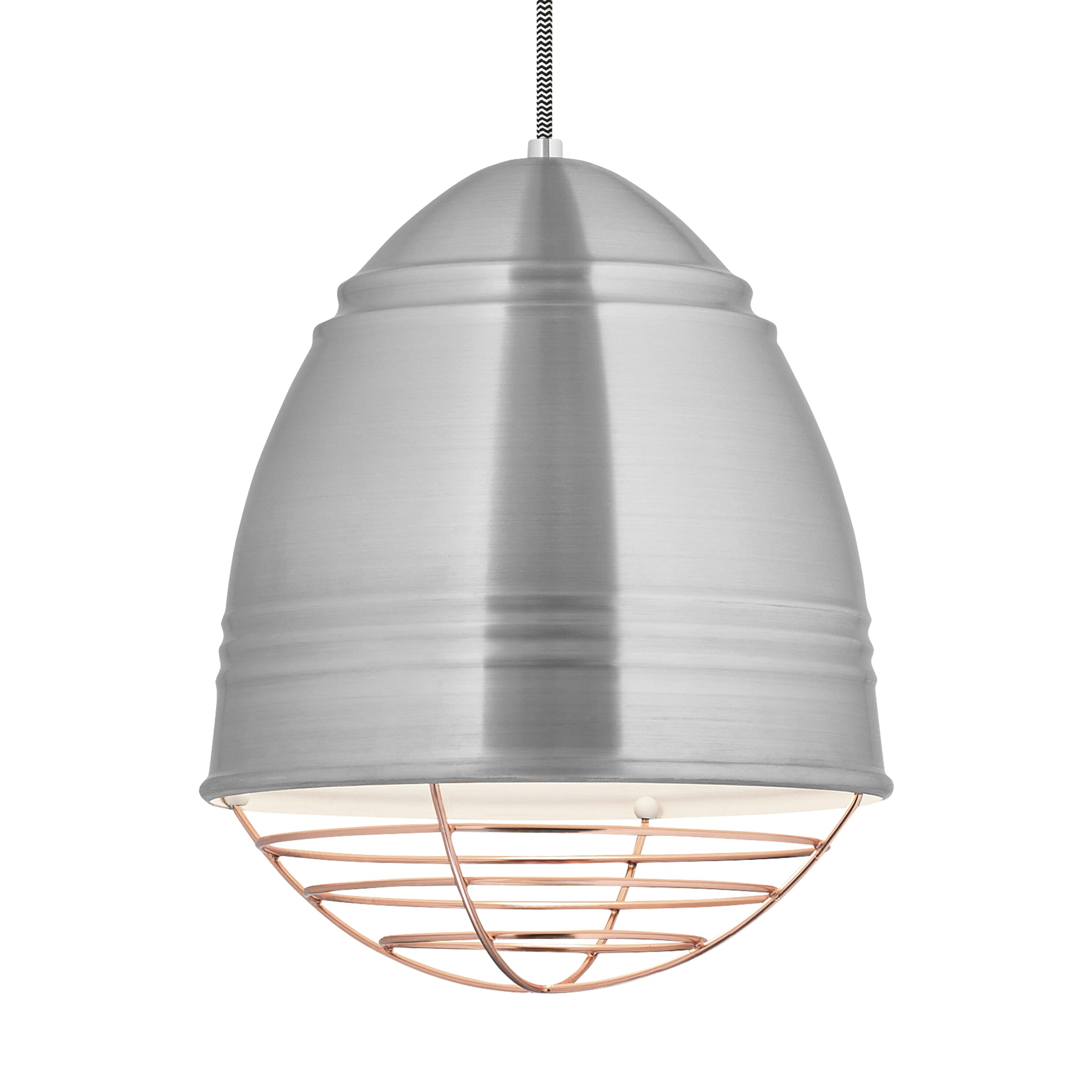 Tech Loft 2700K LED 15" Pendant Light in Brushed Aluminum