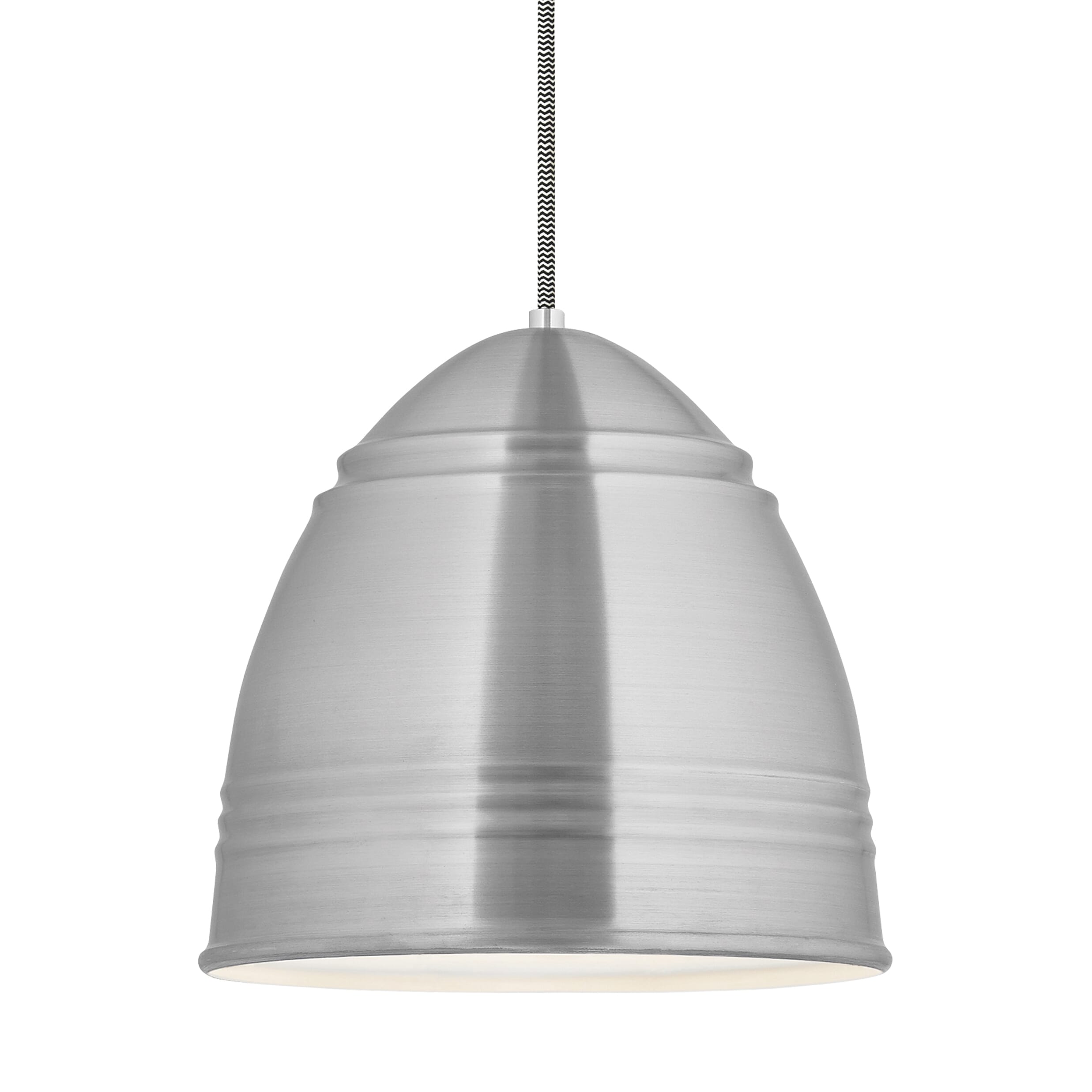 Tech Loft 2700K LED 12" Pendant Light in Brushed Aluminum