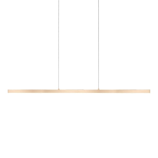 Kuzco Vega LED Thin Linear Pendant Light in Gold