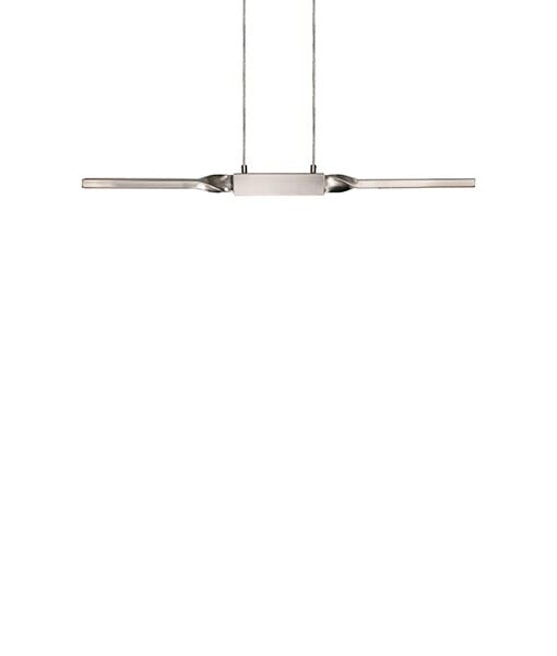 Kuzco Propeller LED Pendant Light in Platinum