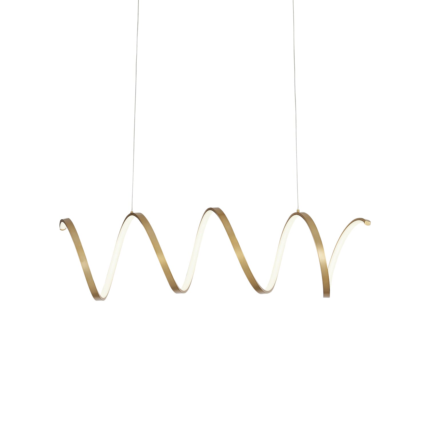 Kuzco Synergy LED Pendant Light in Brass