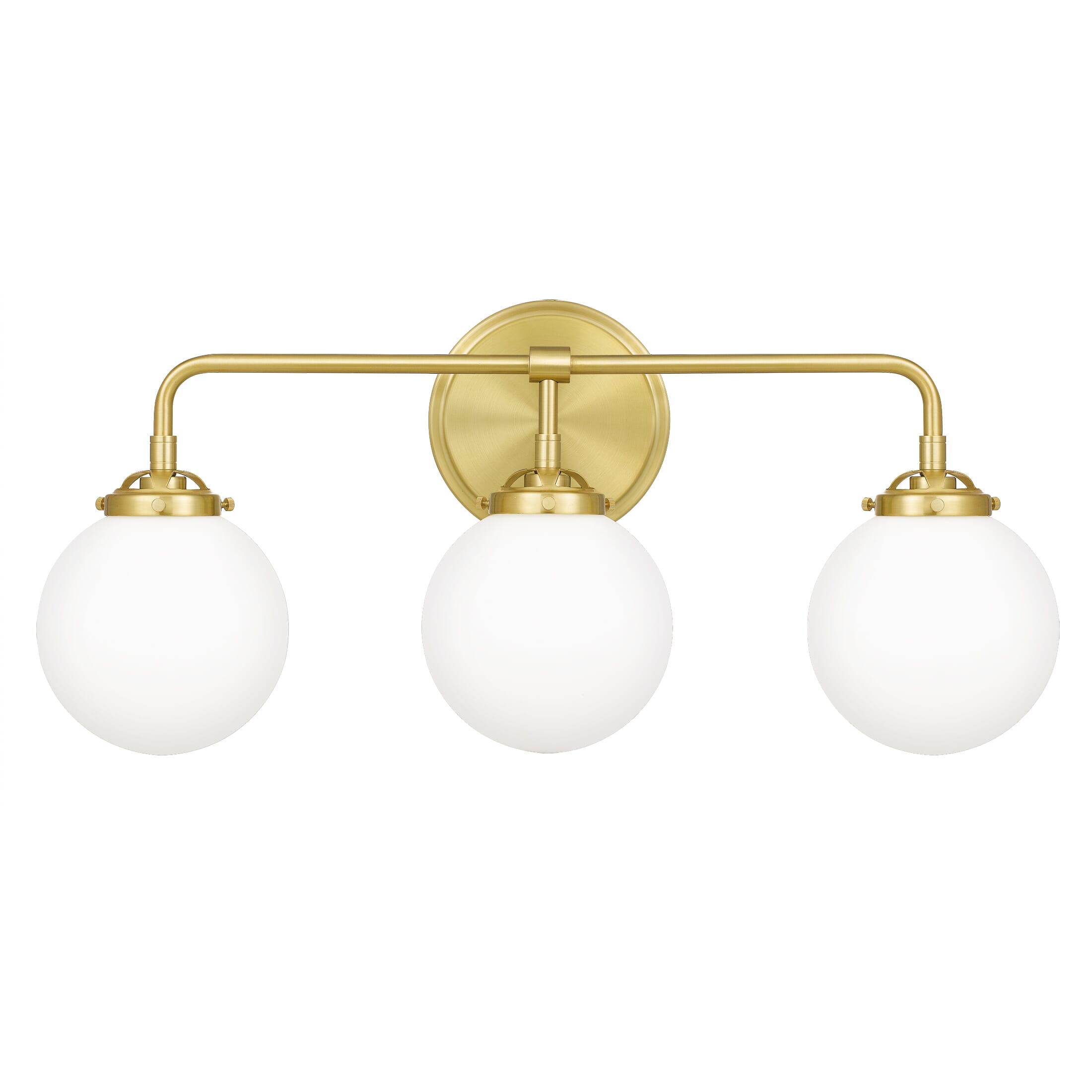 Quoizel Landry 3-Light 24" Bathroom Vanity Light in Satin Brass