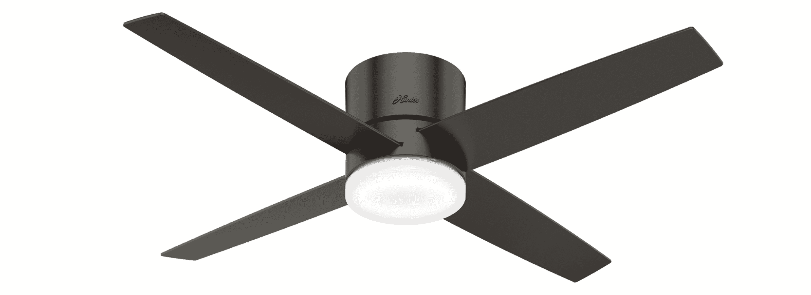 Hunter Advocate Low Profile 54" Indoor Ceiling Fan in Noble Bronze