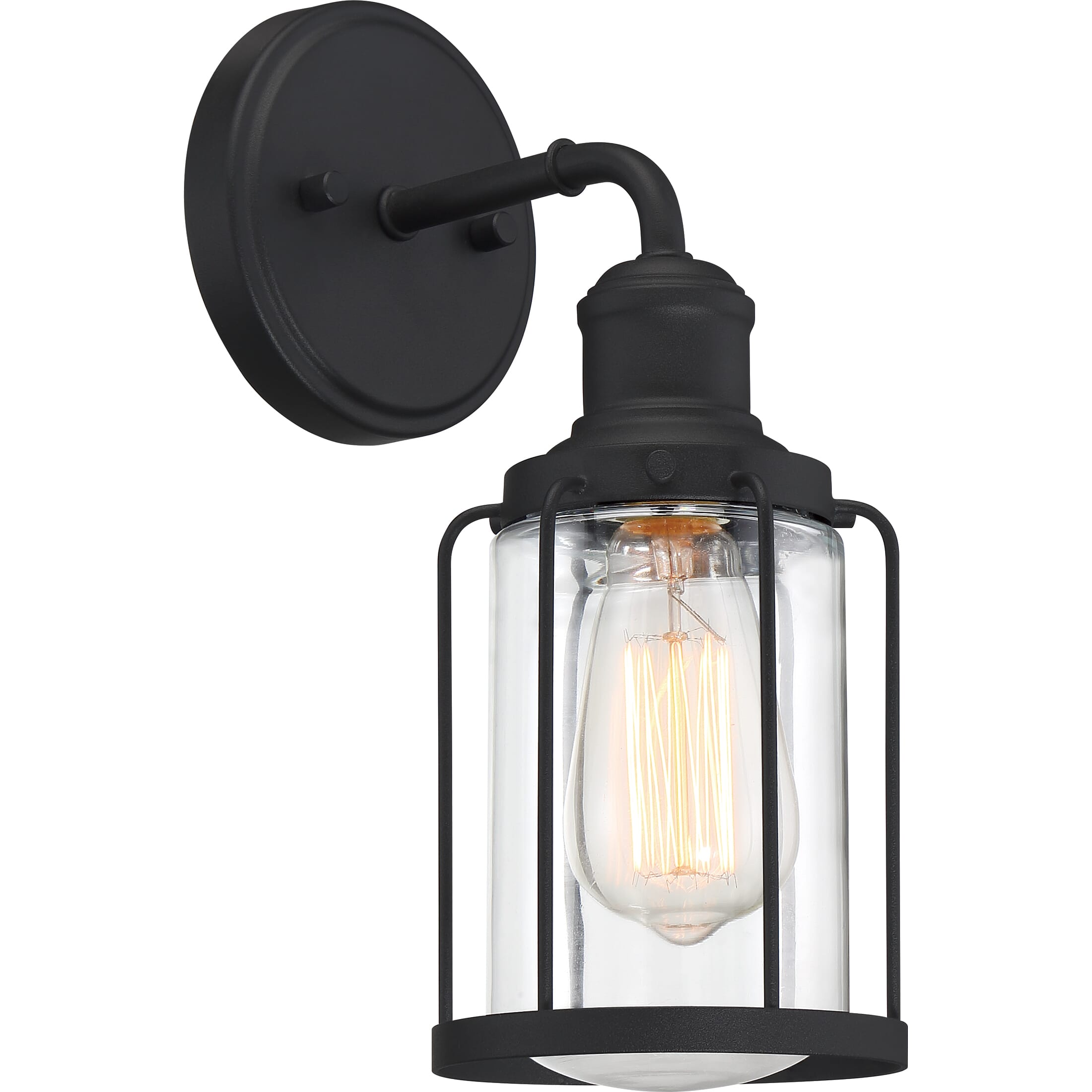 Quoizel Ludlow 13" Wall Sconce in Earth Black