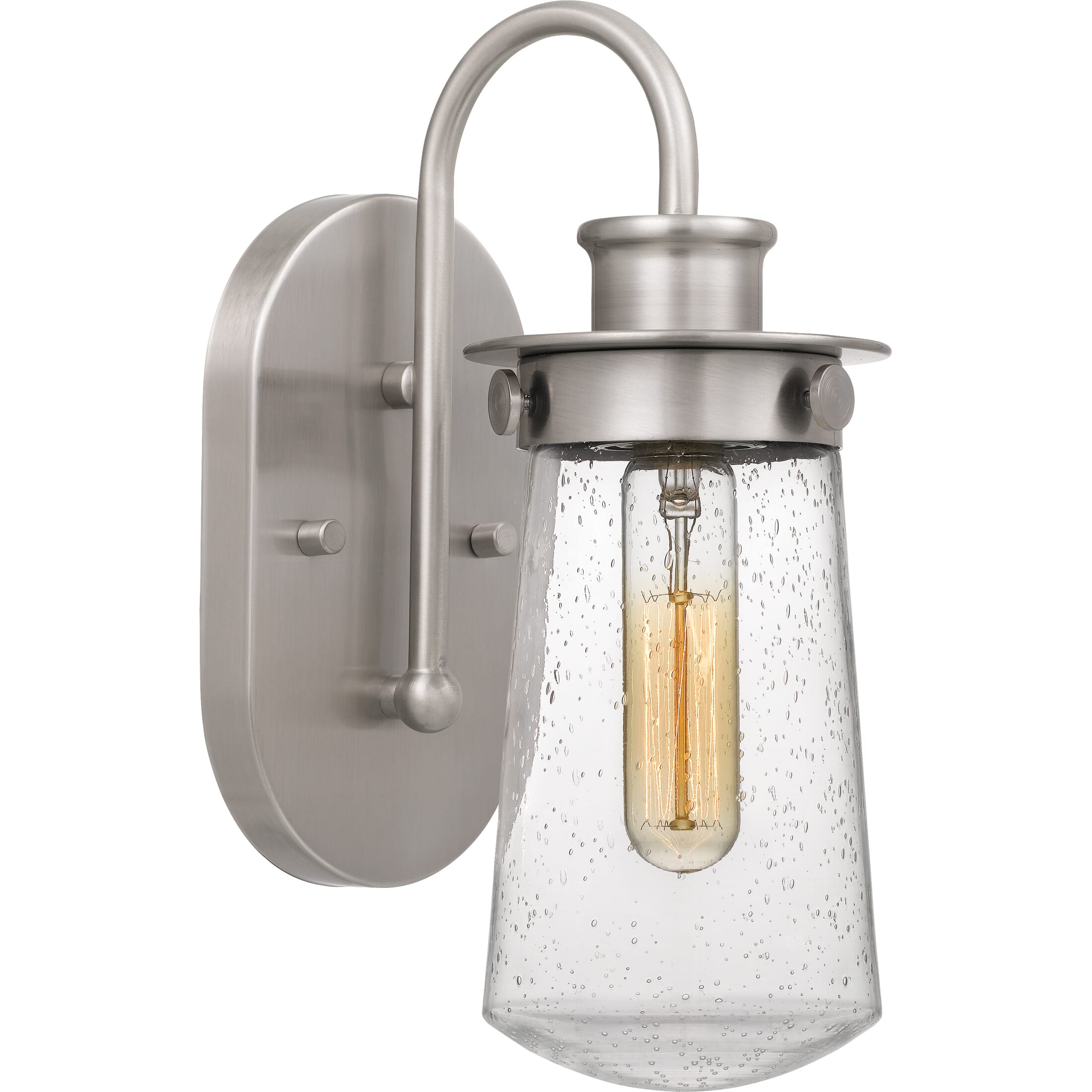 Quoizel Lewiston 12" Wall Sconce in Brushed Nickel