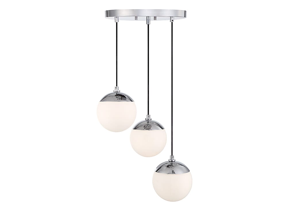 Trade Winds Cheryl Orb Chandelier in Chrome