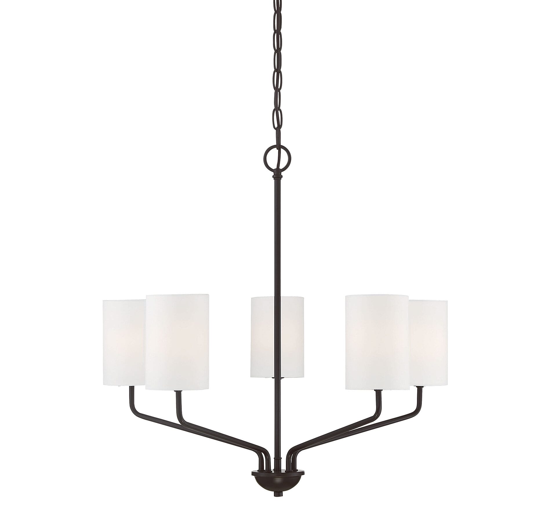 Trade Winds Amelia 5-Light Chandelier in Oil Rubbed Bronze