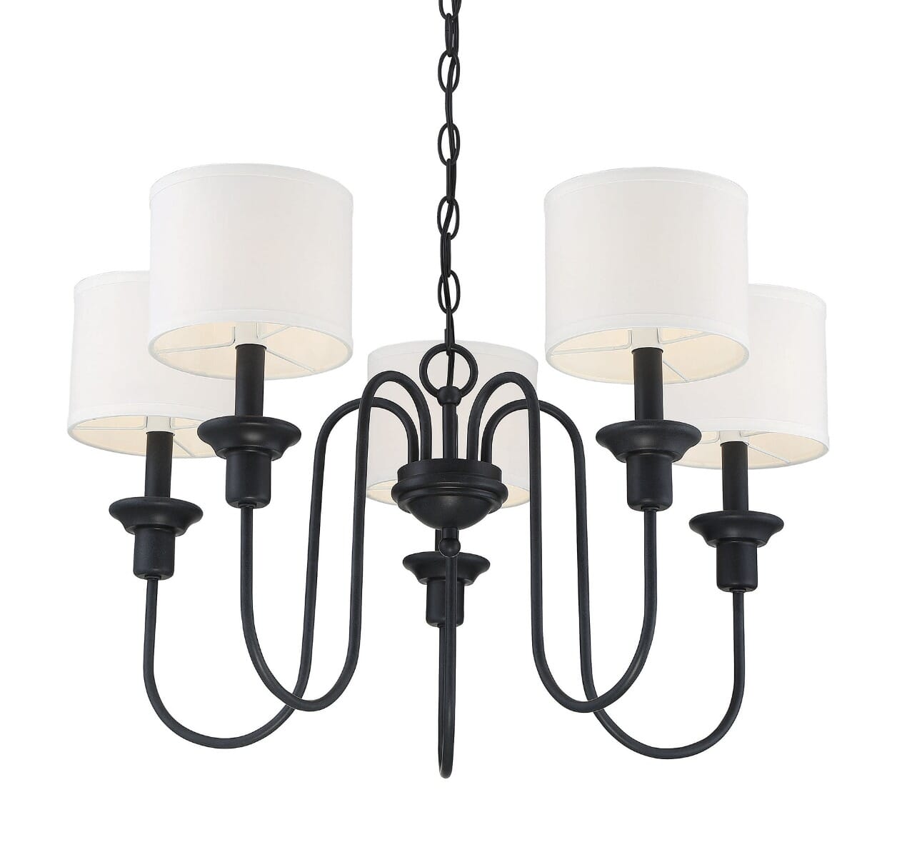 Trade Winds Granby 5-Light Chandelier in Aged Iron