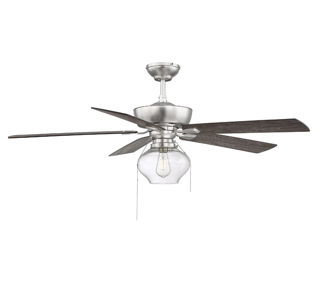 Trade Winds Decatur Ceiling Fan in Brushed Nickel