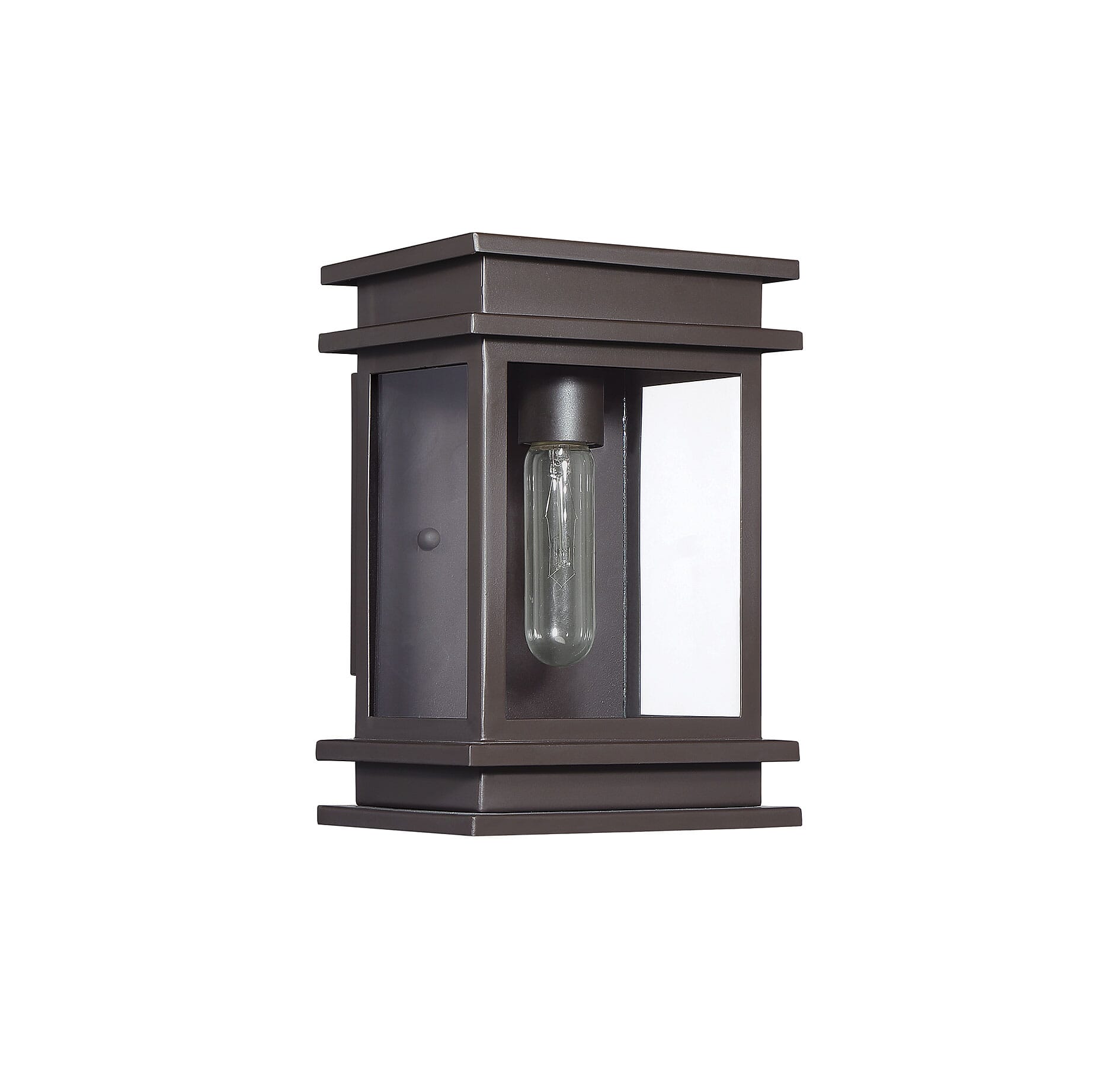 Trade Winds Wright 10" Outdoor Wall Light in English Bronze