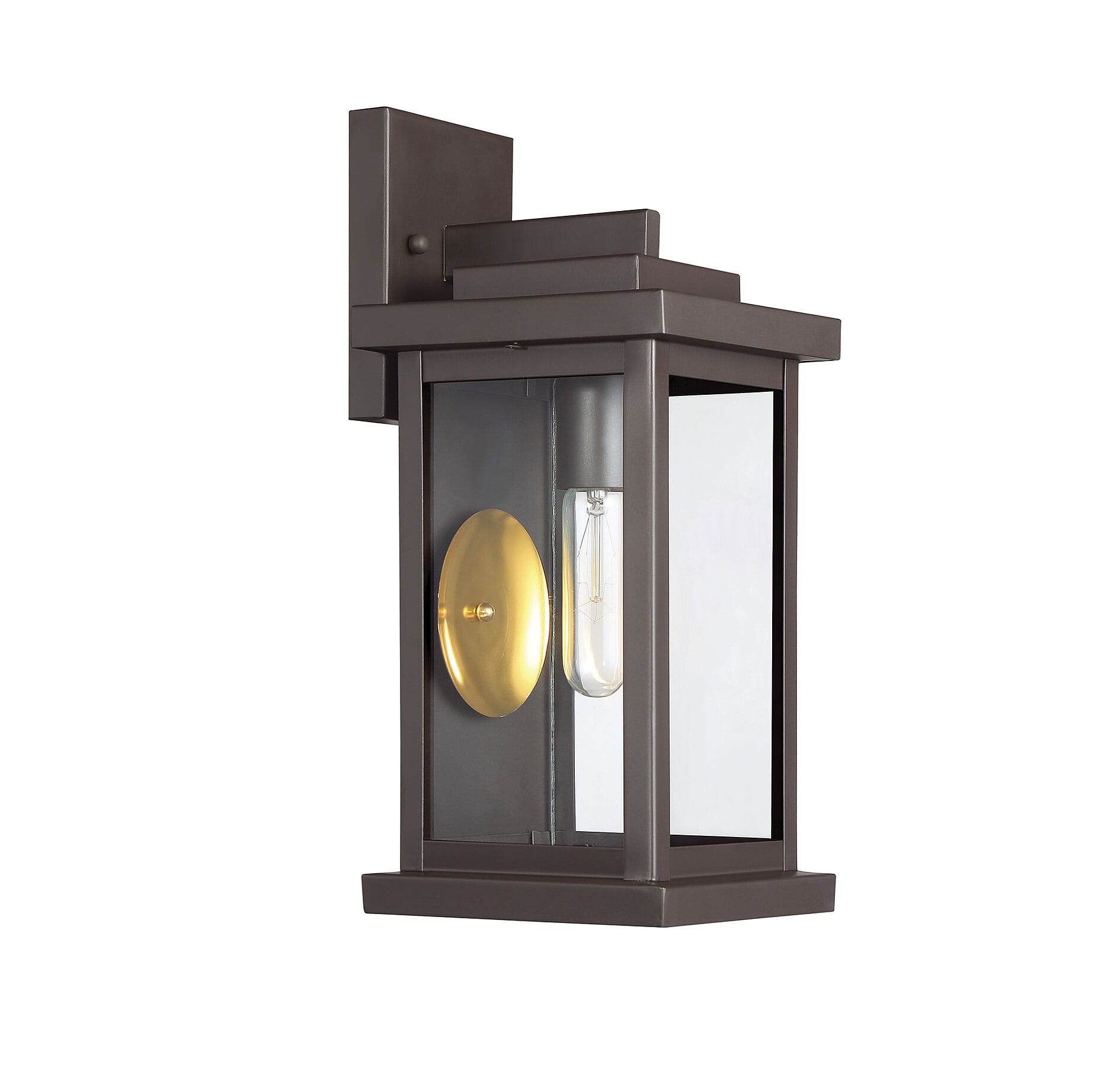 Trade Winds Hudson 15" Outdoor Wall Light in English Bronze