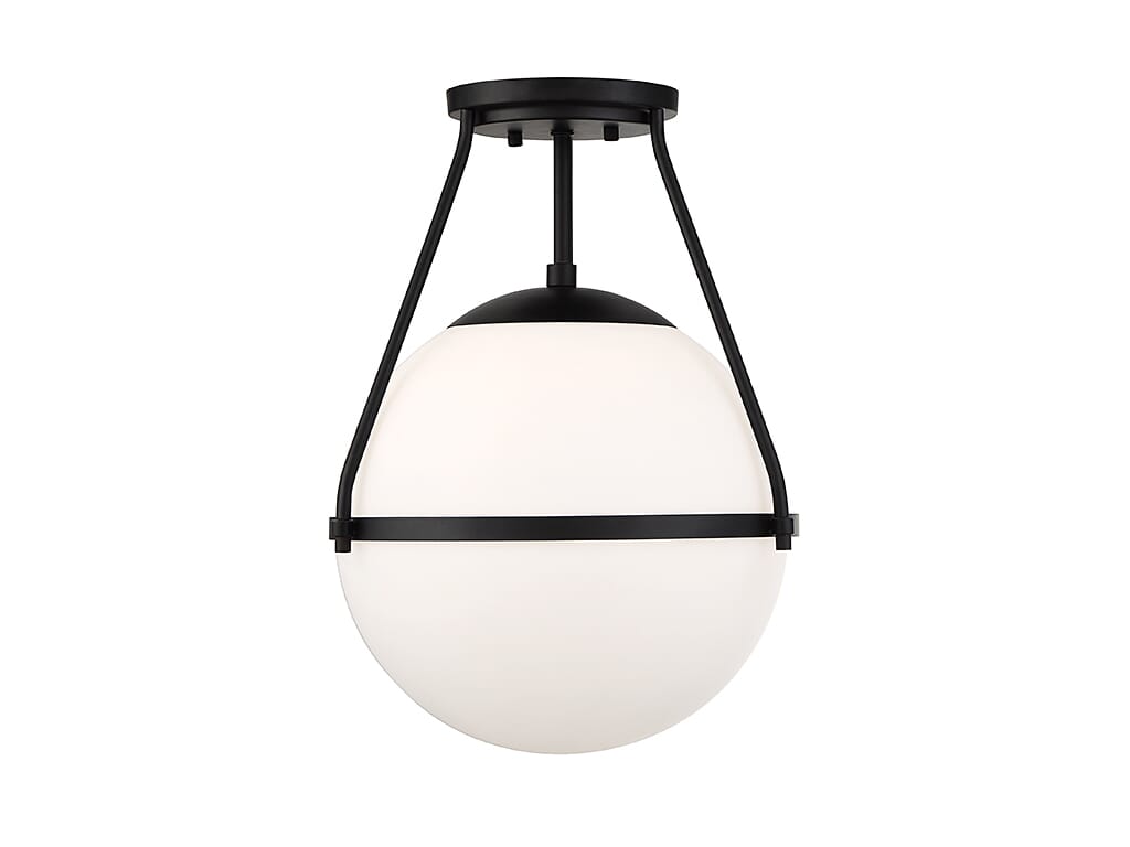 Trade Winds Hammond Ceiling Light in Matte Black