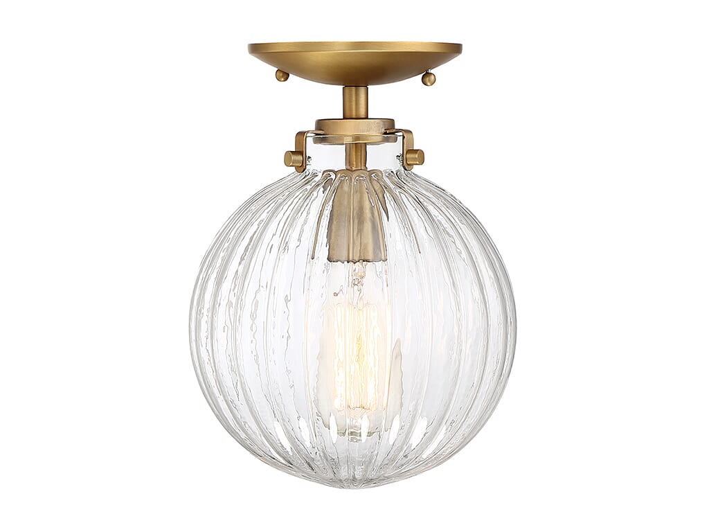 Trade Winds Nicole Ceiling Light in Natural Brass