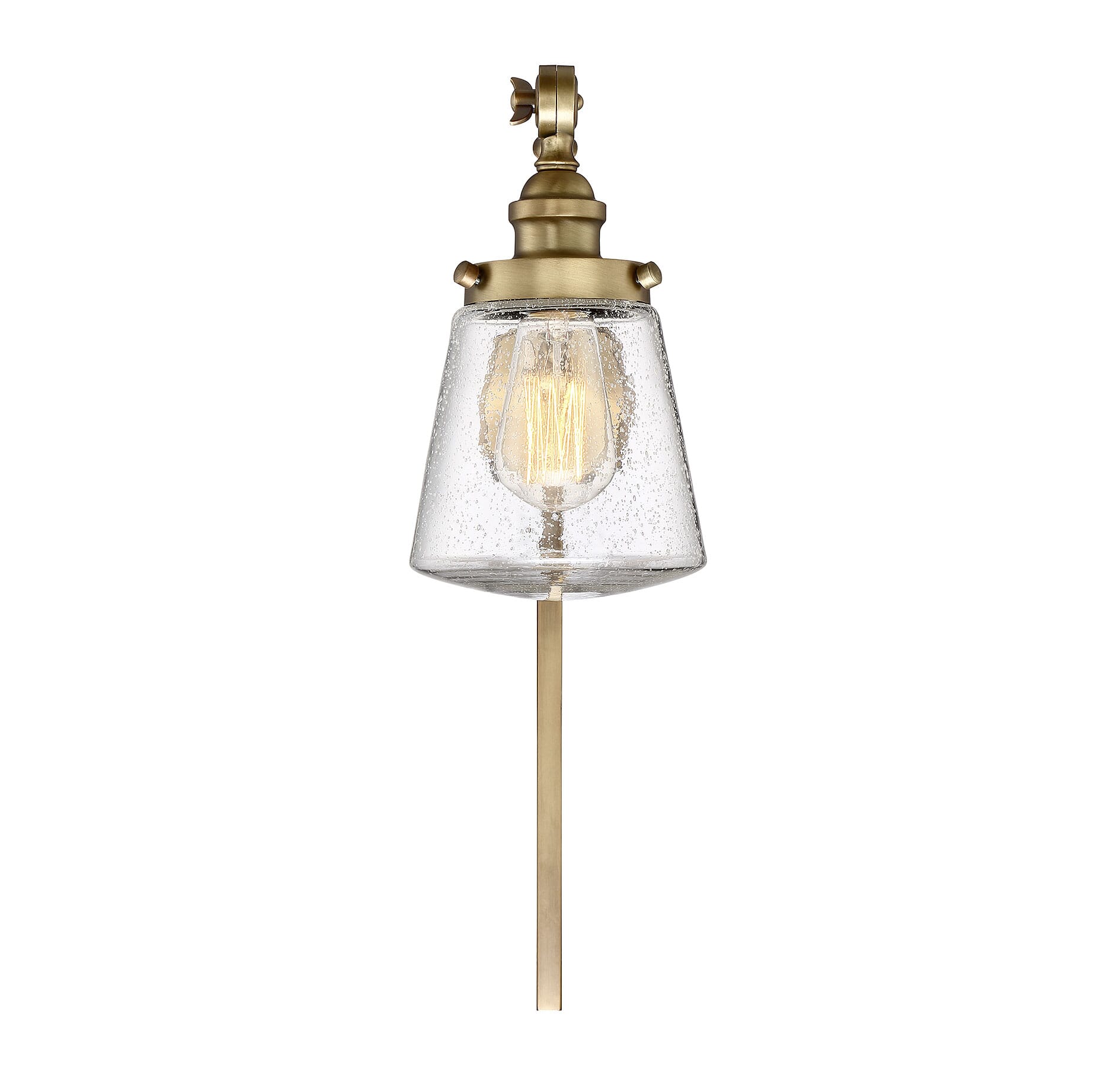 Trade Winds Winchester 13" Wall Sconce in Natural Brass