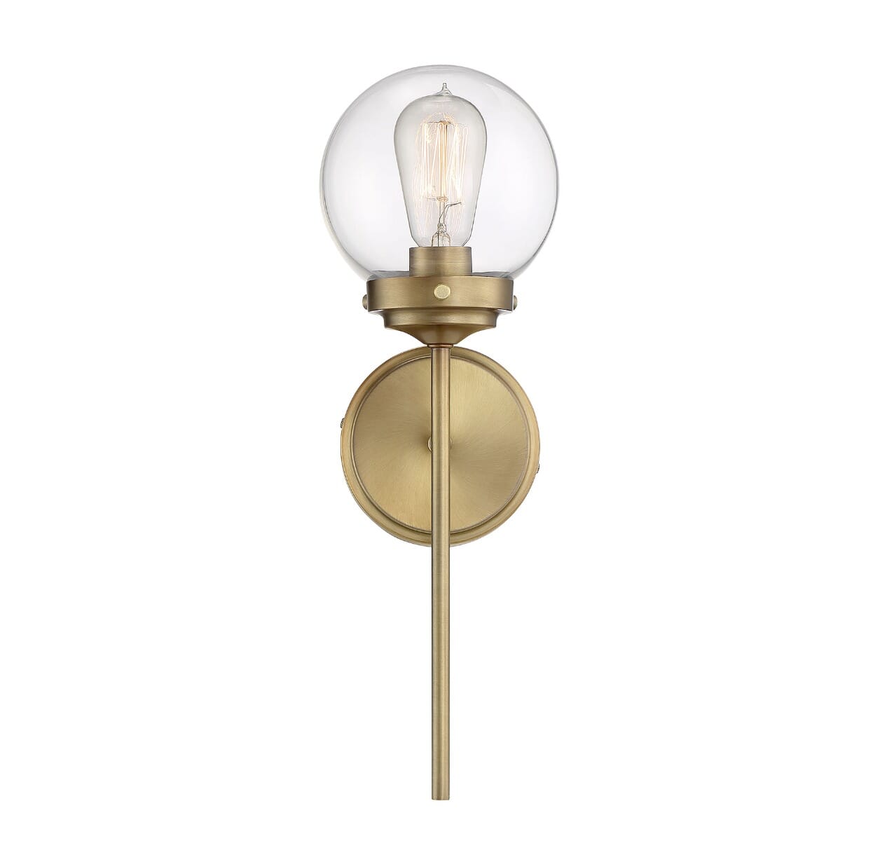 Trade Winds Windsor 18" Wall Sconce in Natural Brass