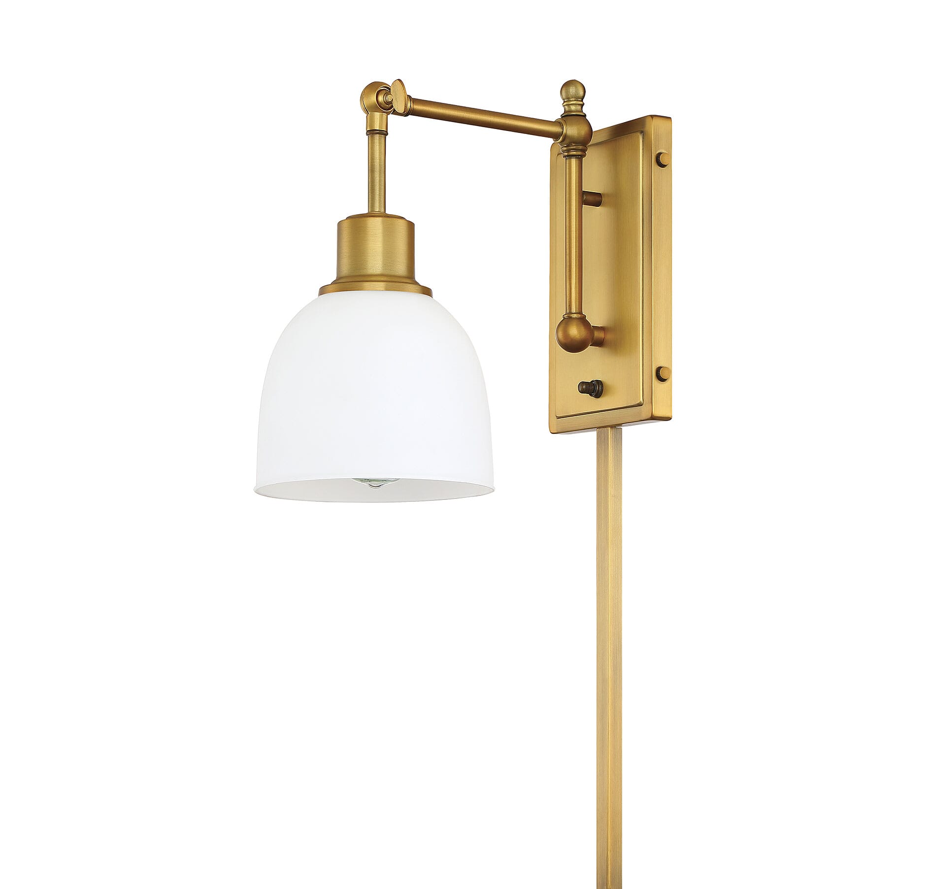 Trade Winds Flynn 11" Wall Sconce in Warm Brass