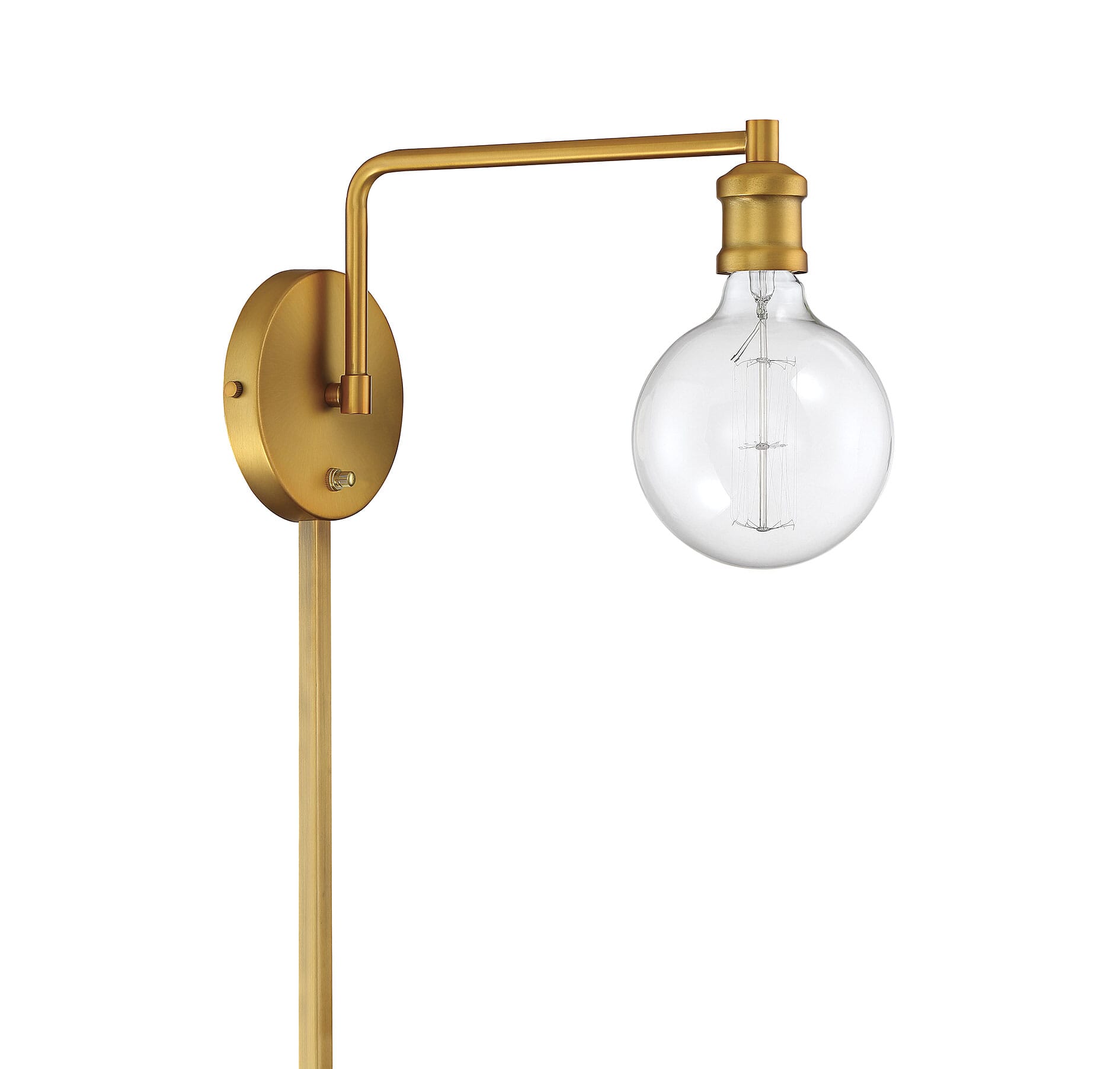 Trade Winds Franklin 8" Wall Sconce in Warm Brass