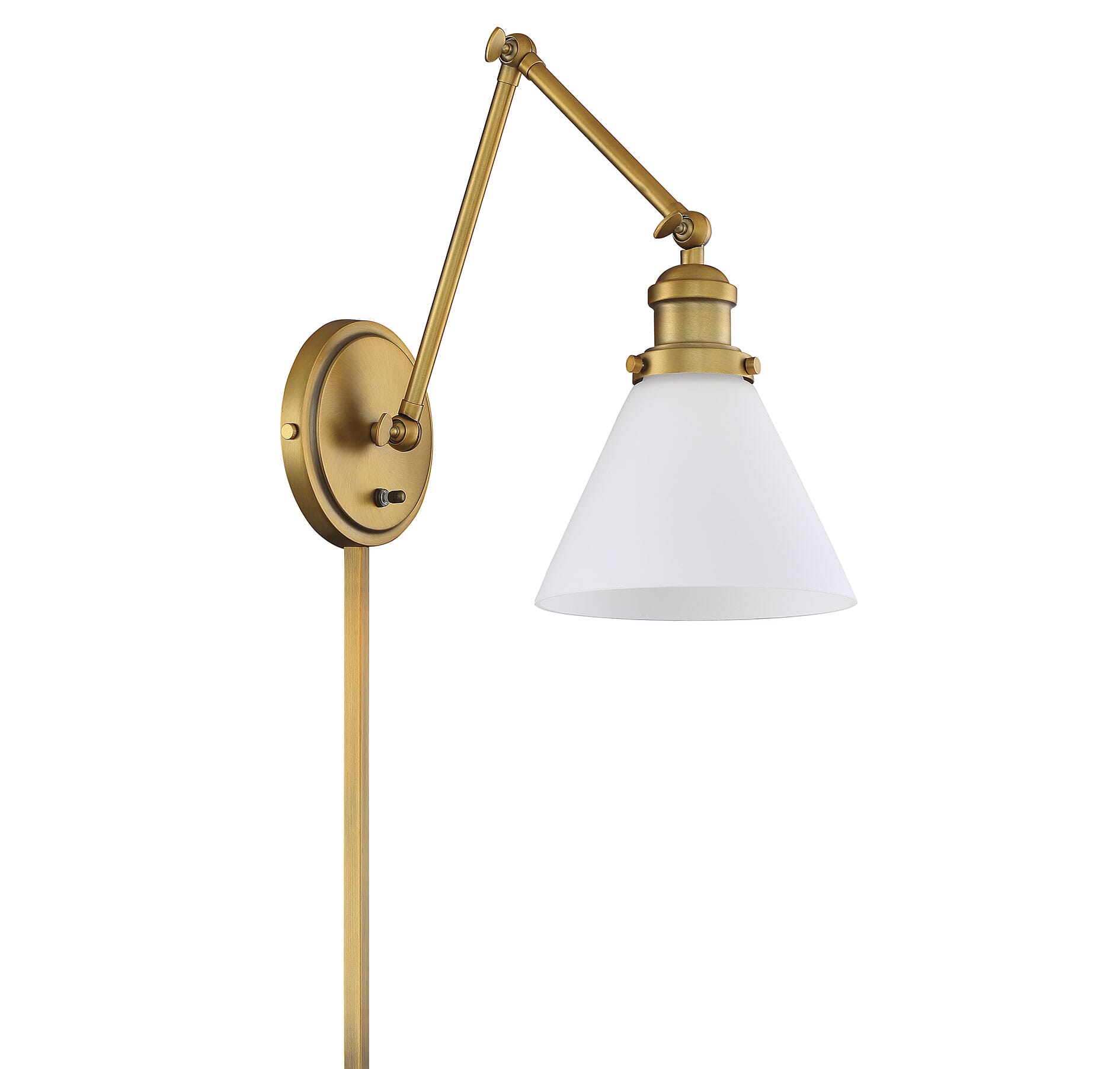 Trade Winds Jonathan 13" Wall Sconce in Warm Brass