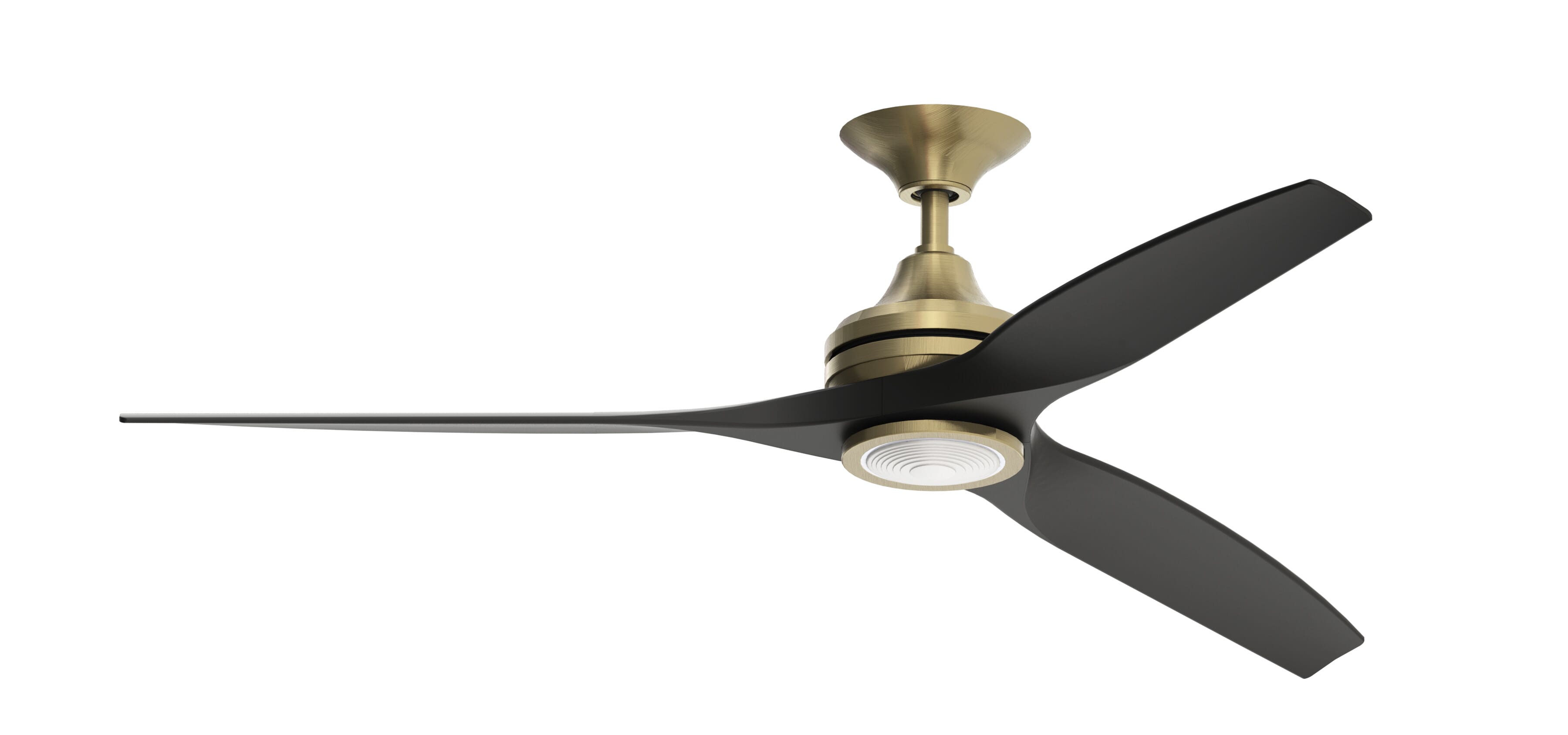 Fanimation Spitfire Ceiling Fan Motor in Brushed Satin Brass