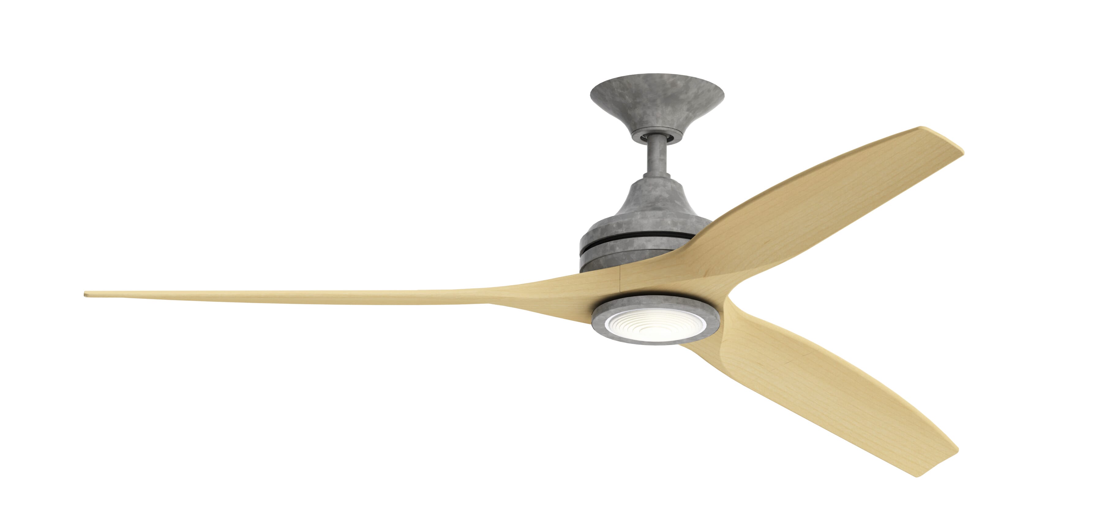 Fanimation Spitfire Indoor Ceiling Fan in Galvanized- MOTOR ONLY