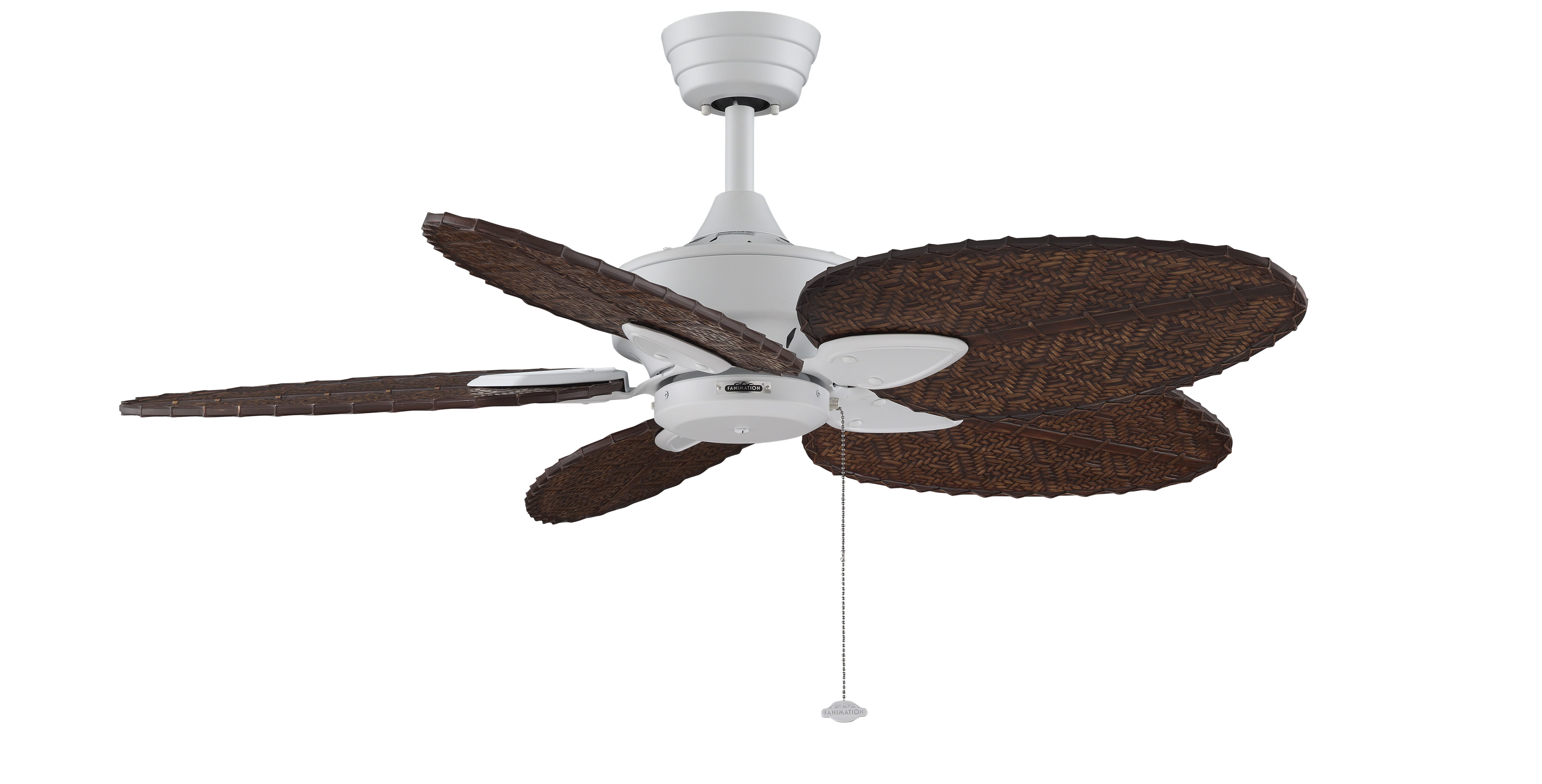 Fanimation Windpointe 5-Blade Ceiling Fan Motor (Only) in Matte White