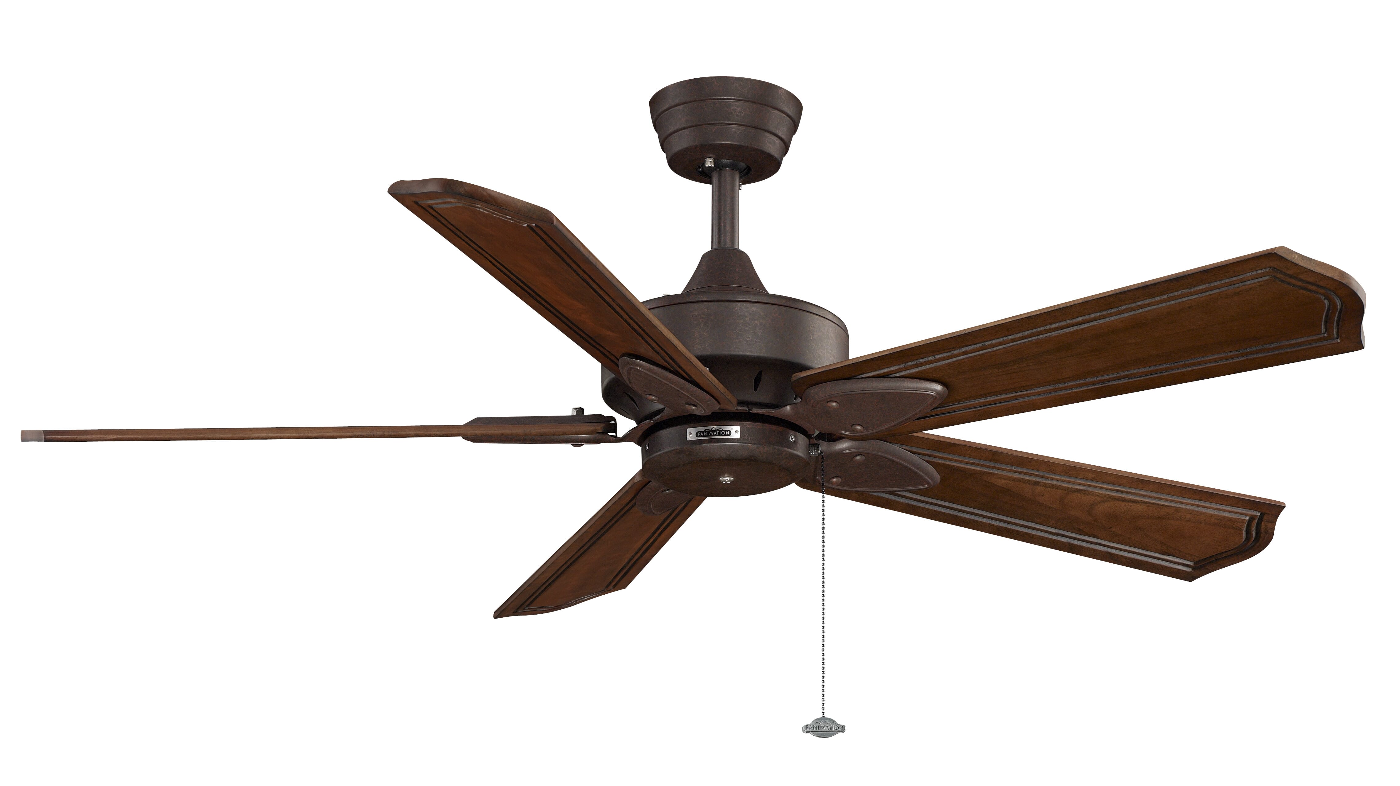 Fanimation Windpointe 5-Blade Ceiling Fan Motor (Only) in Rust