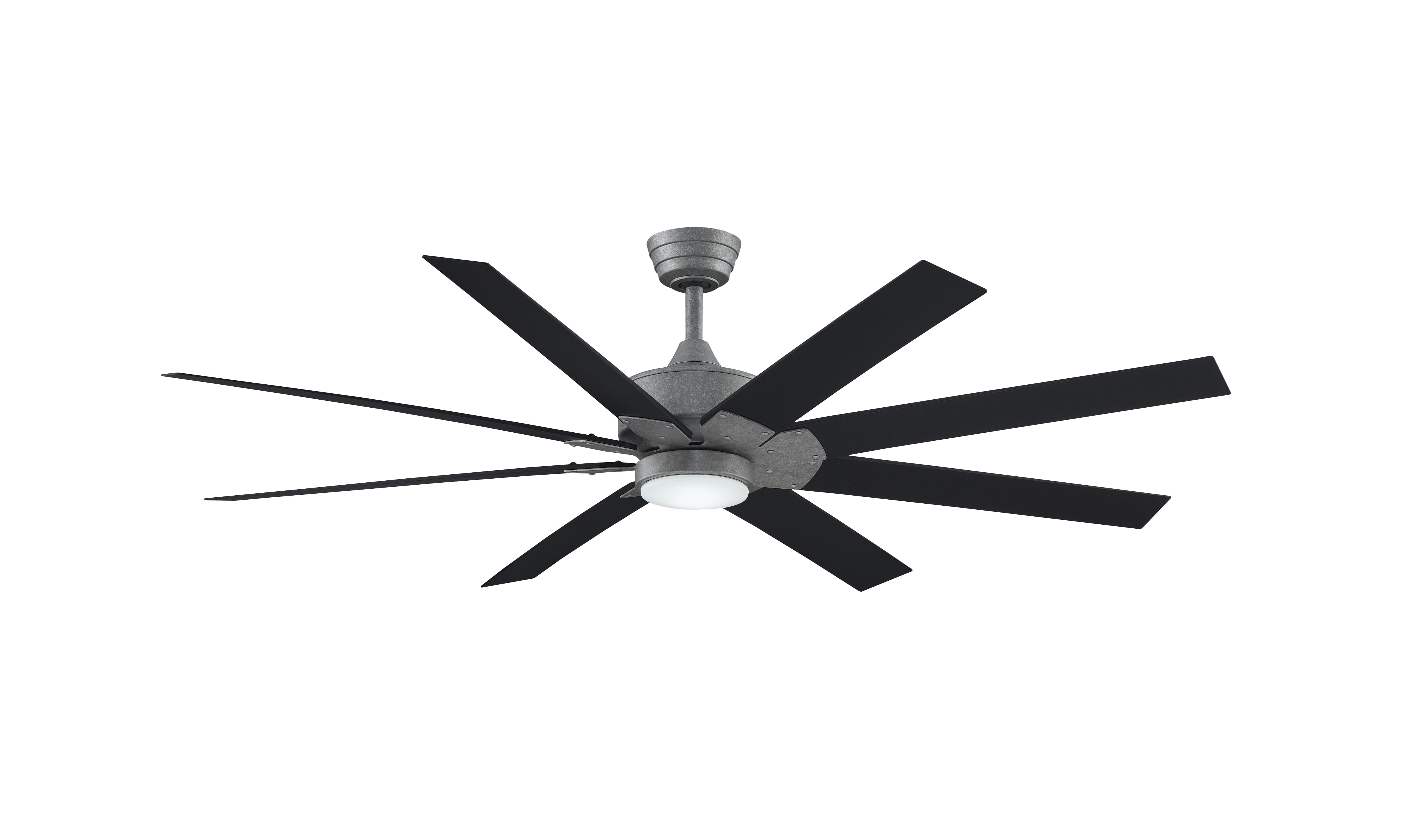 Fanimation Levon Custom Indoor Ceiling Fan in Galvanized- MOTOR ONLY