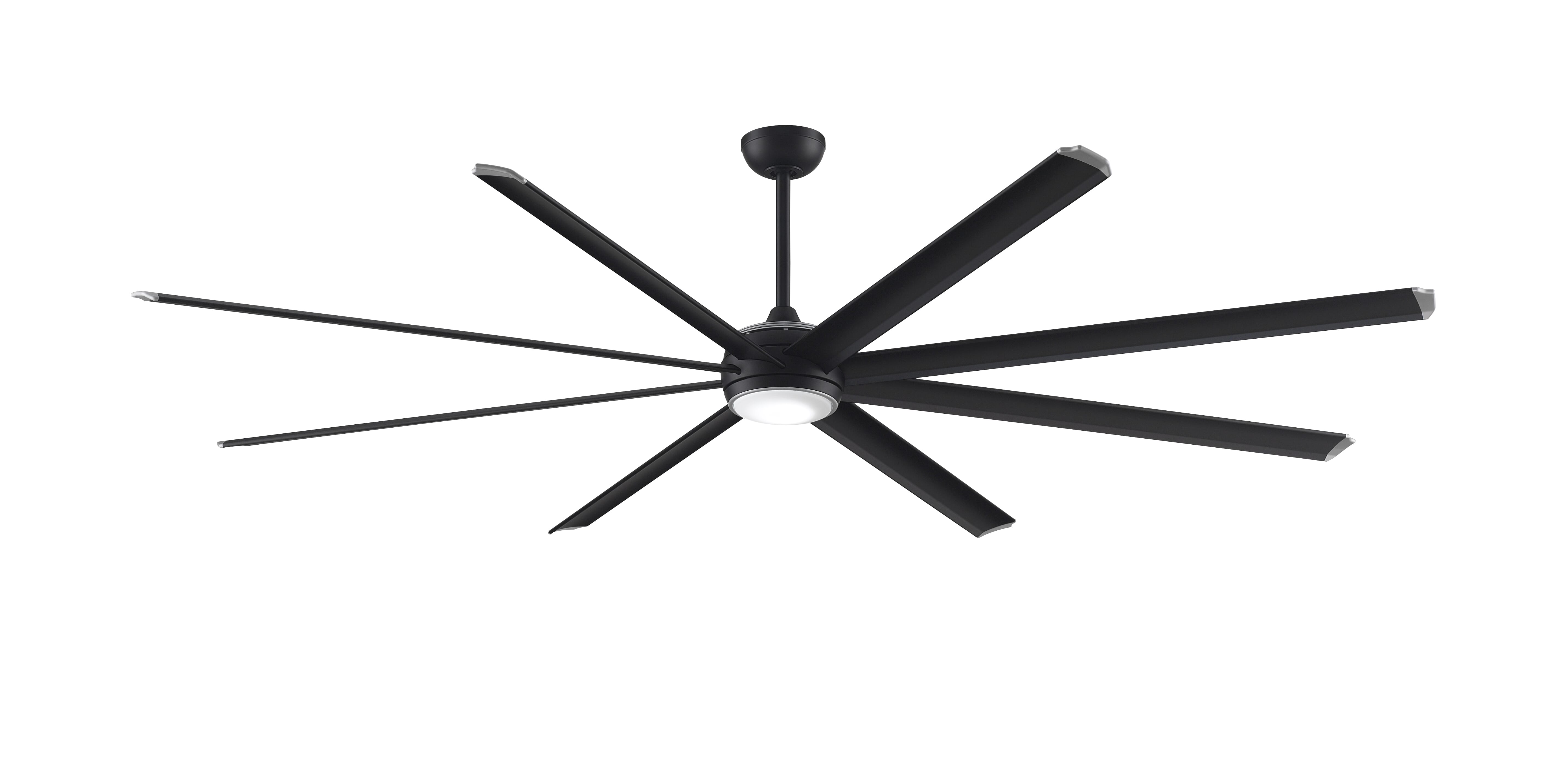 Fanimation Stellar 96 1-Light 8-Blade Ceiling Fan Motor (Only) in Black