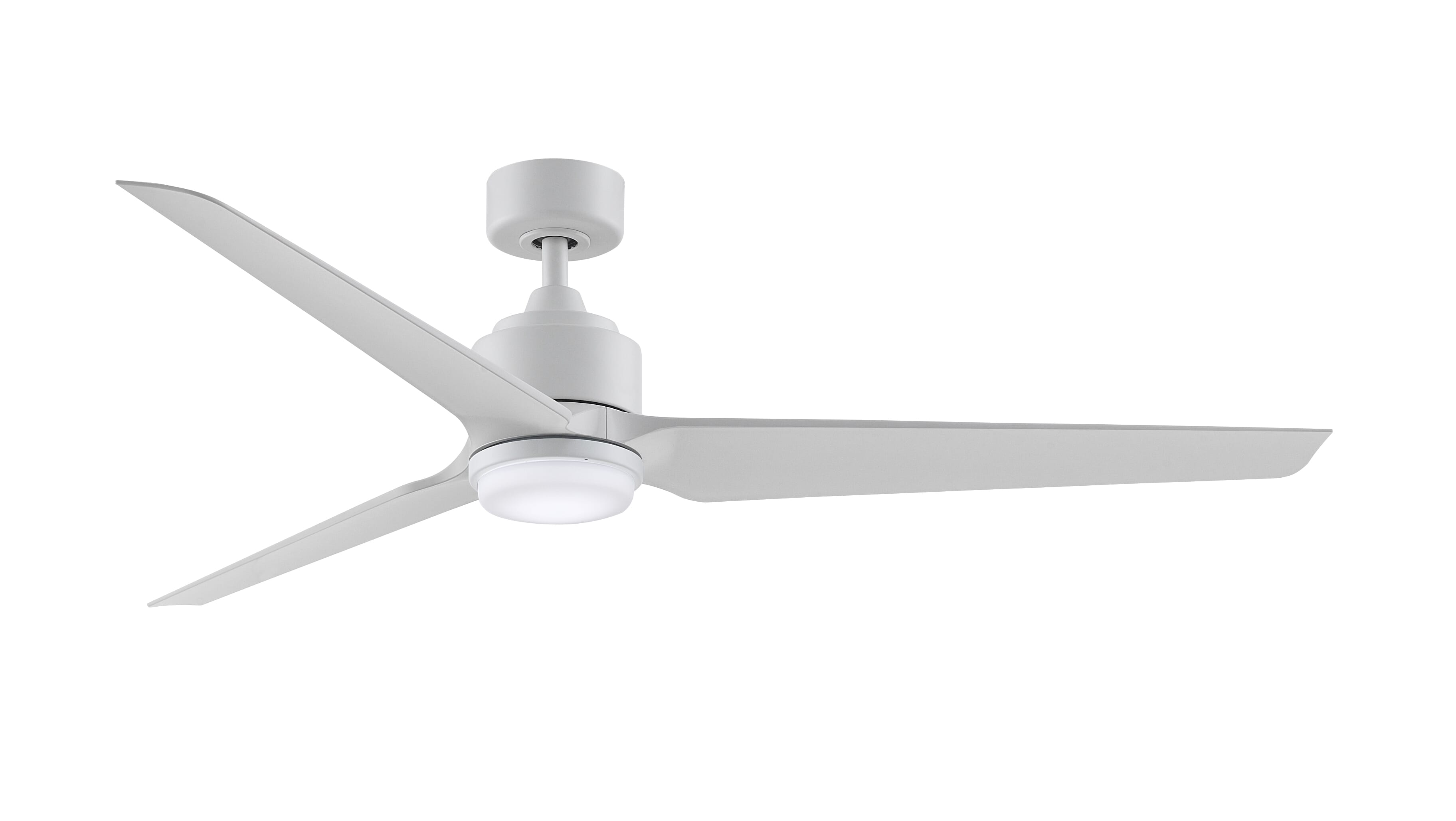 Fanimation TriAire Custom Indoor/Outdoor Ceiling Fan in Matte White- MOTOR ONLY