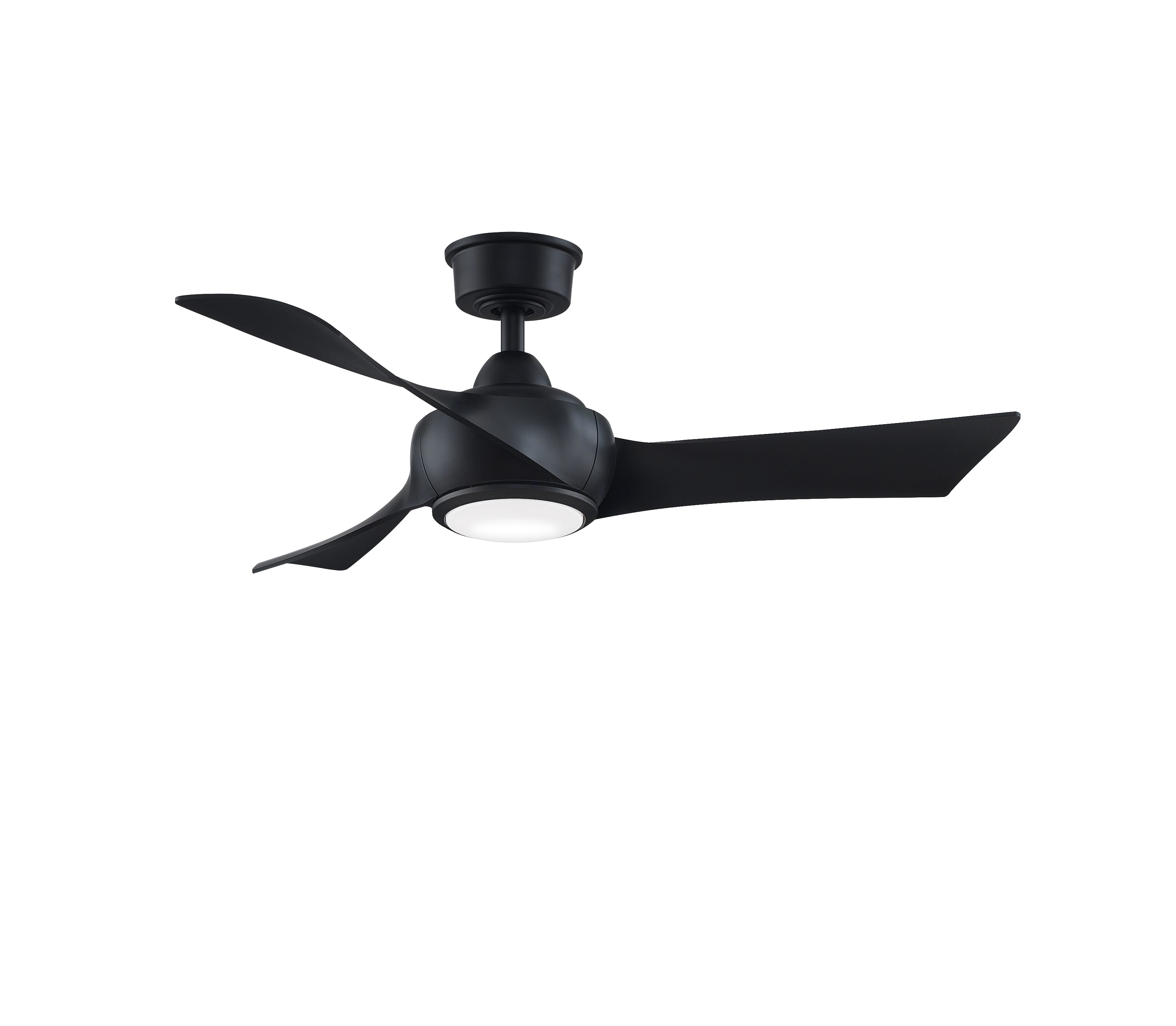 Fanimation Wrap Custom Indoor Ceiling Fan in Black- MOTOR ONLY