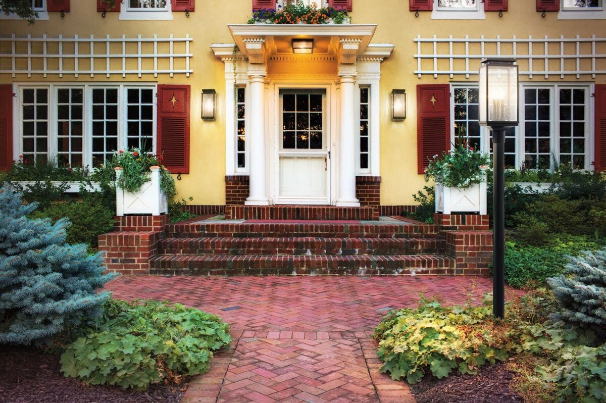 Kichler Manningham 11" Small Outdoor Post Light in Olde Bronze