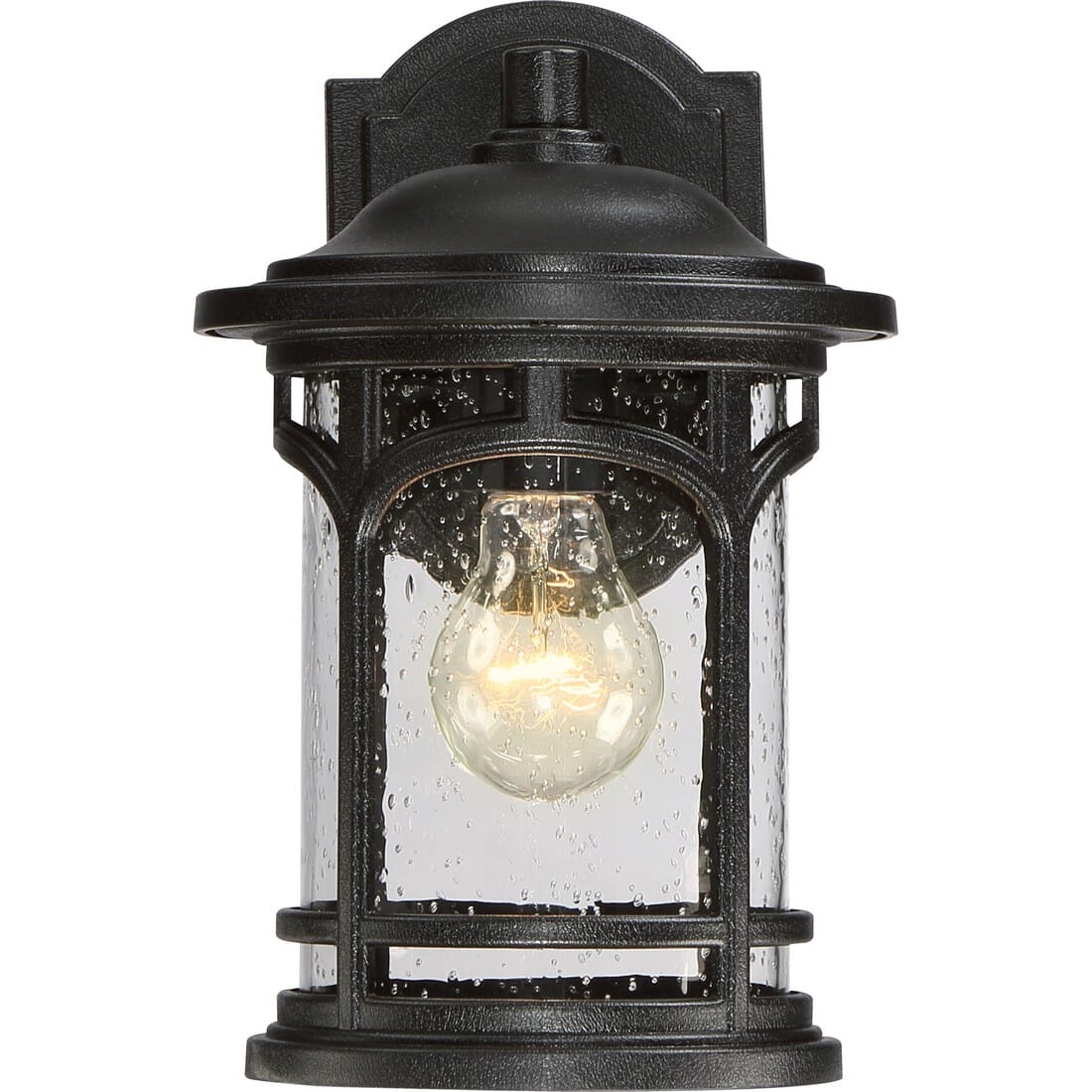 Quoizel Marblehead 11" Wall Lantern in Mystic Black