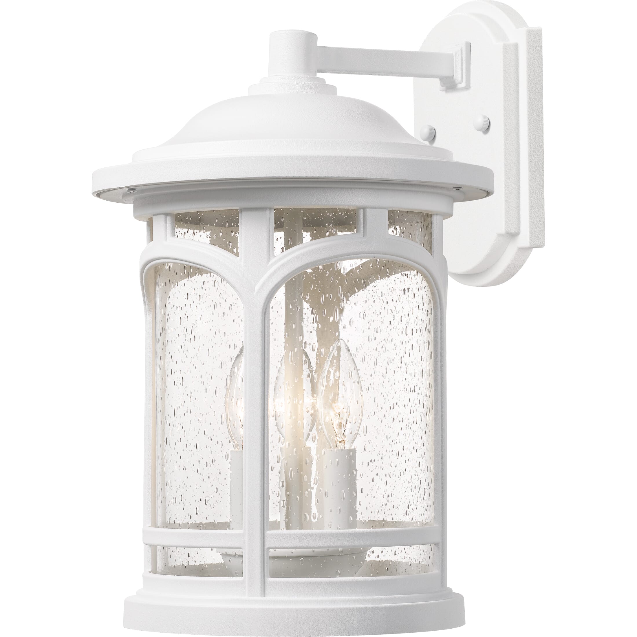 Quoizel Marblehead 3-Light 9" Outdoor Hanging Light in White Lustre