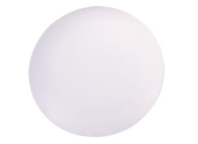 Monte Carlo Discus Blanking Plate in Matte White