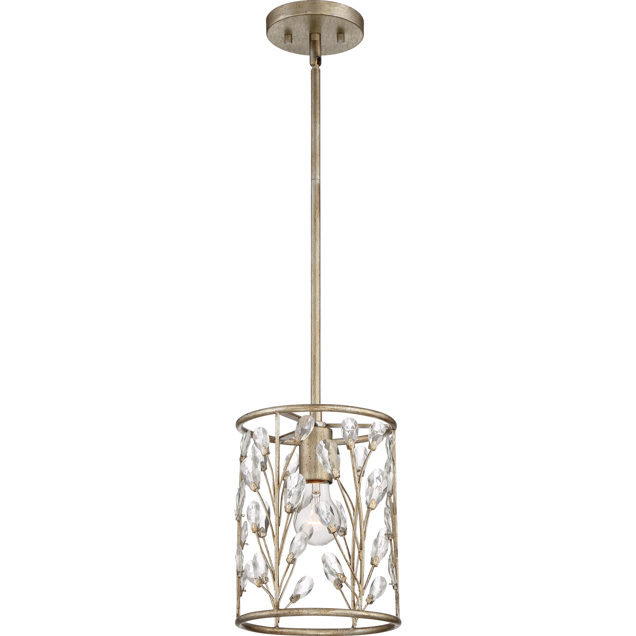 Quoizel Meadow Lane 8" Pendant Light in Vintage Gold