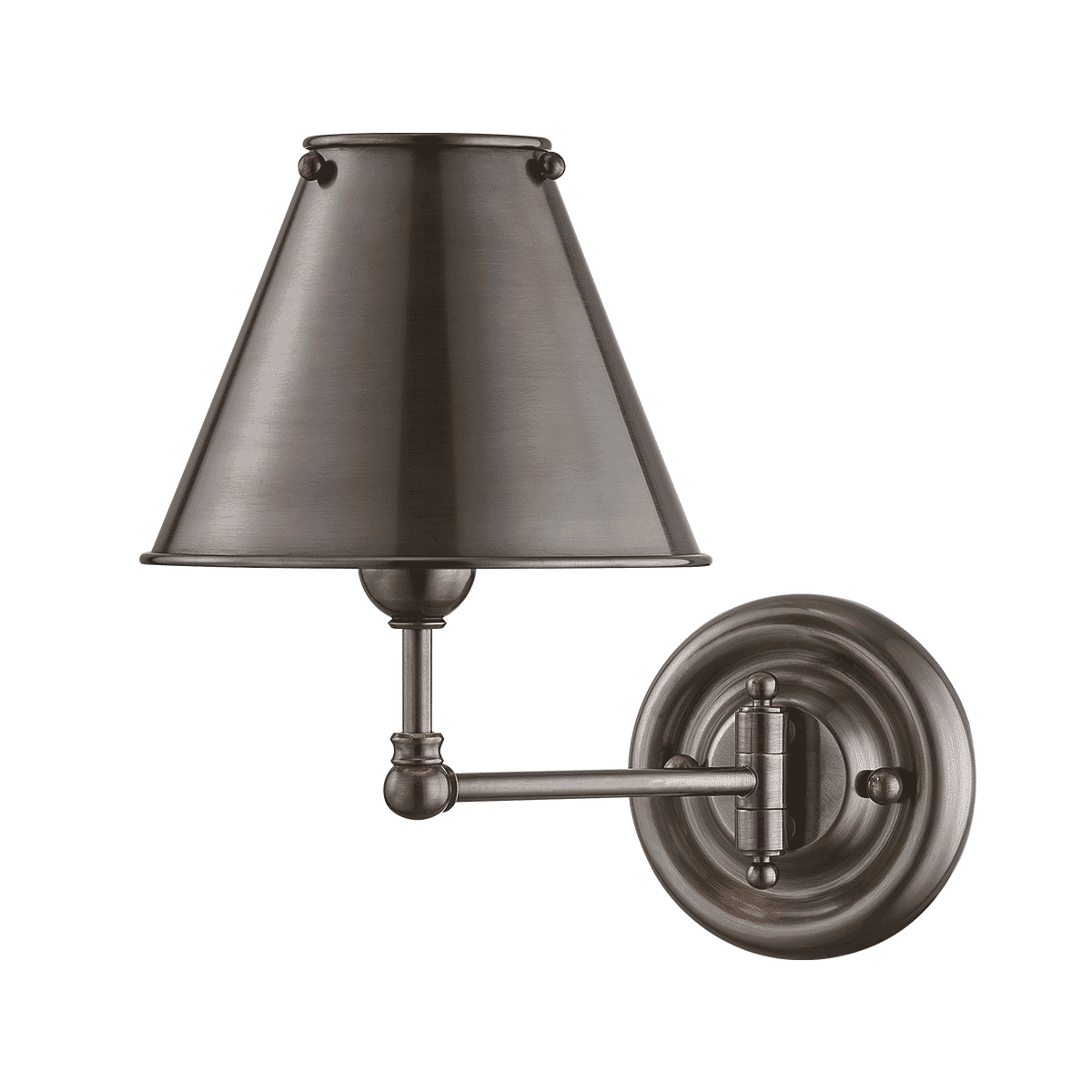 Hudson Valley Classic No.1 by Mark D. Sikes Wall Lamp in Distressed Bronze