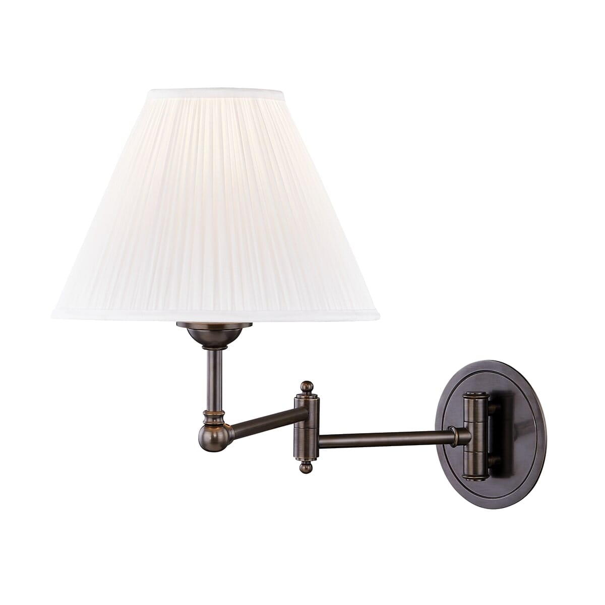 Hudson Valley Signature No.1 by Mark D. Sikes 19.75" Adjustable Wall Lamp in Distressed Bronze