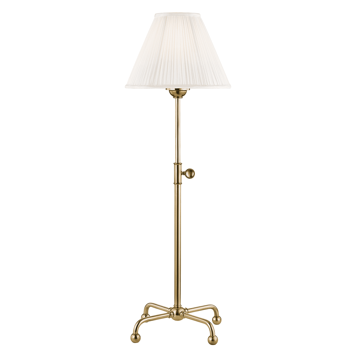 Hudson Valley Classic No.1 by Mark D. Sikes 24" Table Lamp in Aged Brass