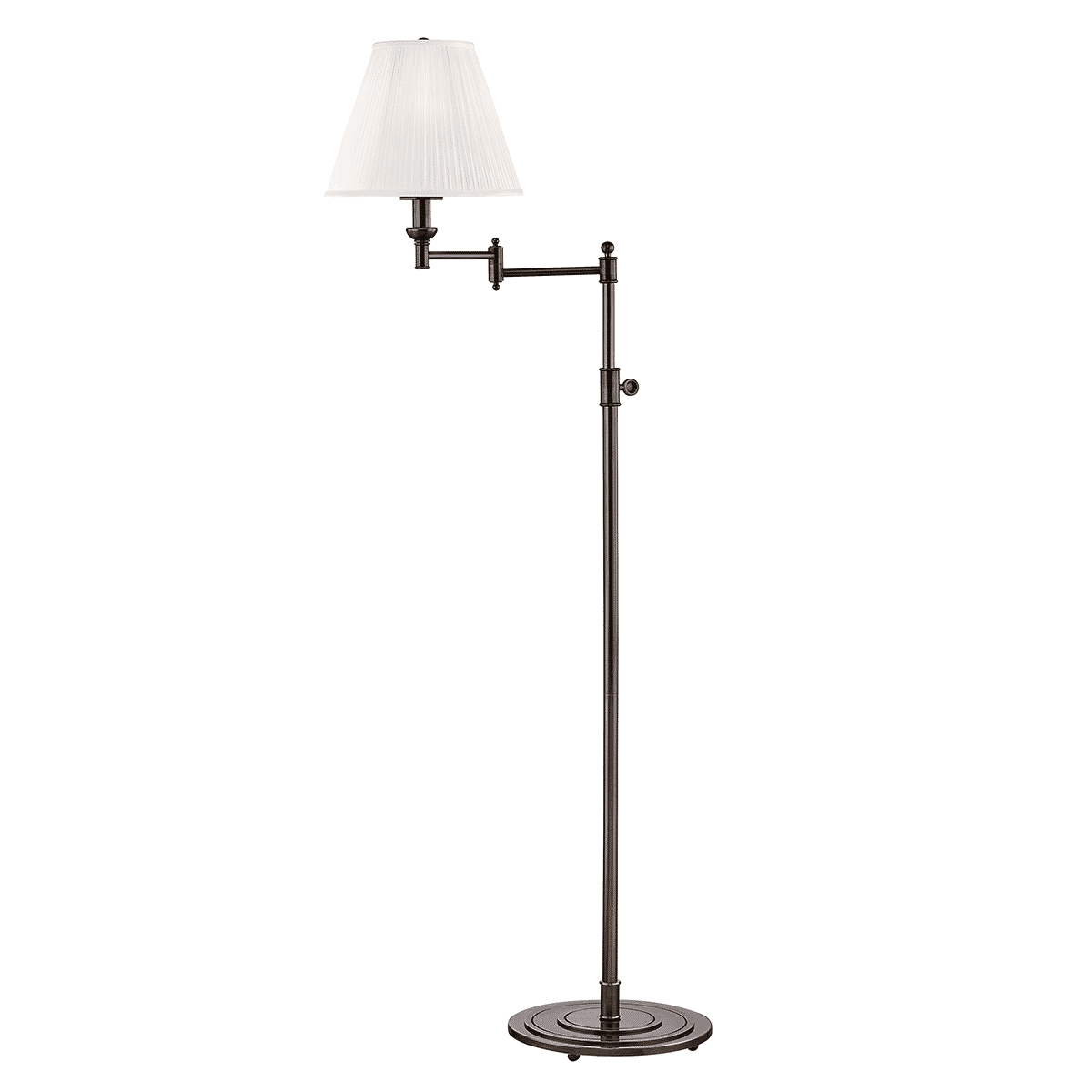 Hudson Valley Signature No.1 by Mark D. Sikes 57" Floor Lamp in Distressed Bronze