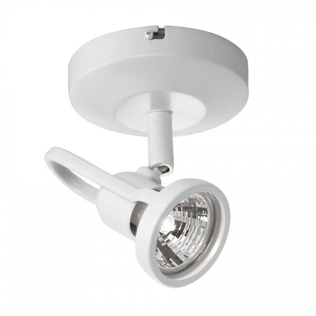 WAC Lighting 120V 50 Watt Halogen Surface Mount Directional in White