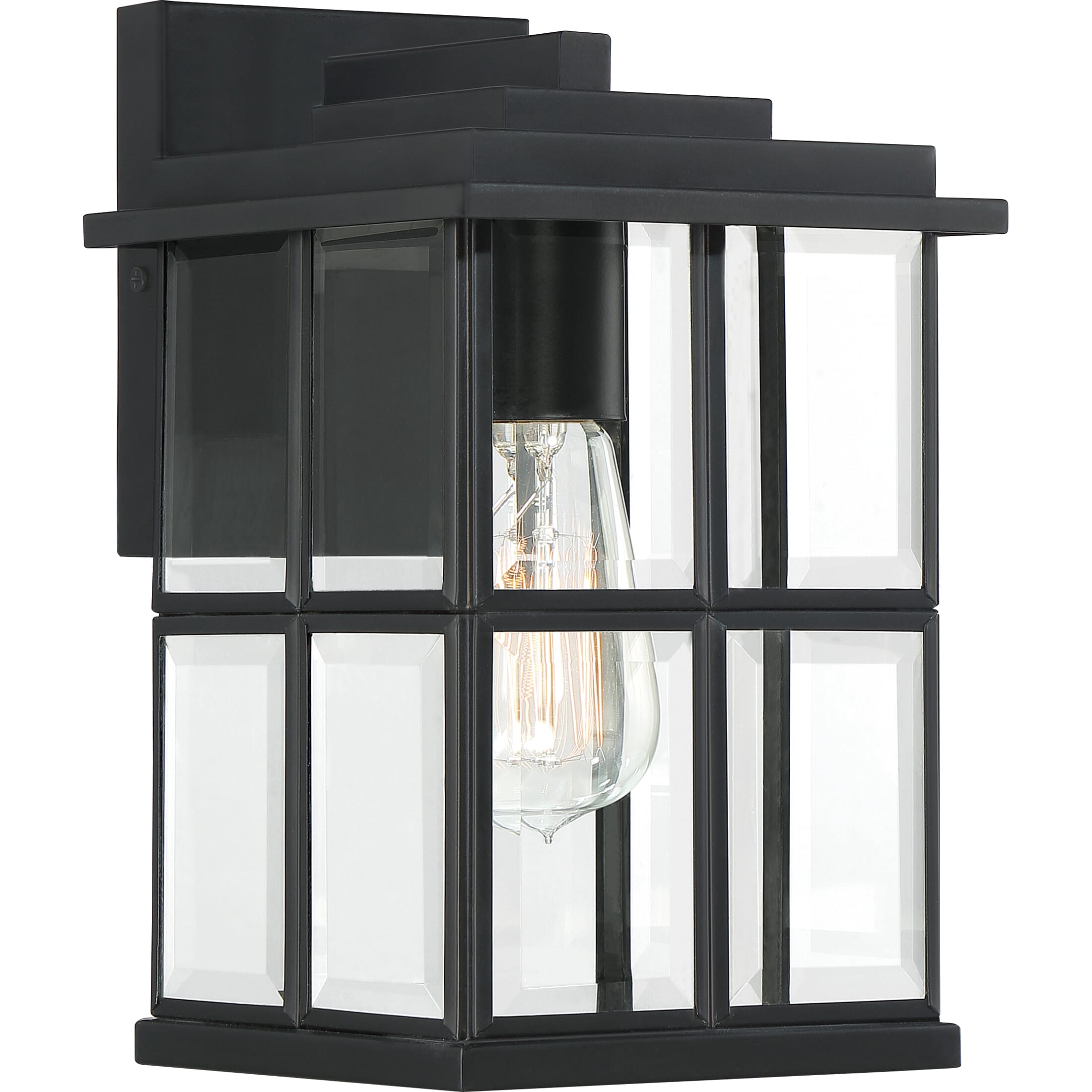 Quoizel Mulligan 7" Outdoor Hanging Light in Matte Black