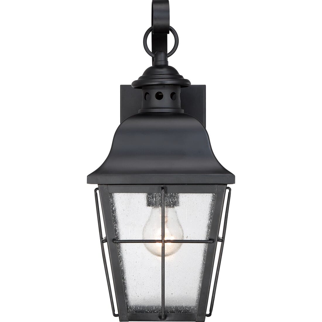 Quoizel Millhouse 15.5" Outdoor Lantern in Mystic Black