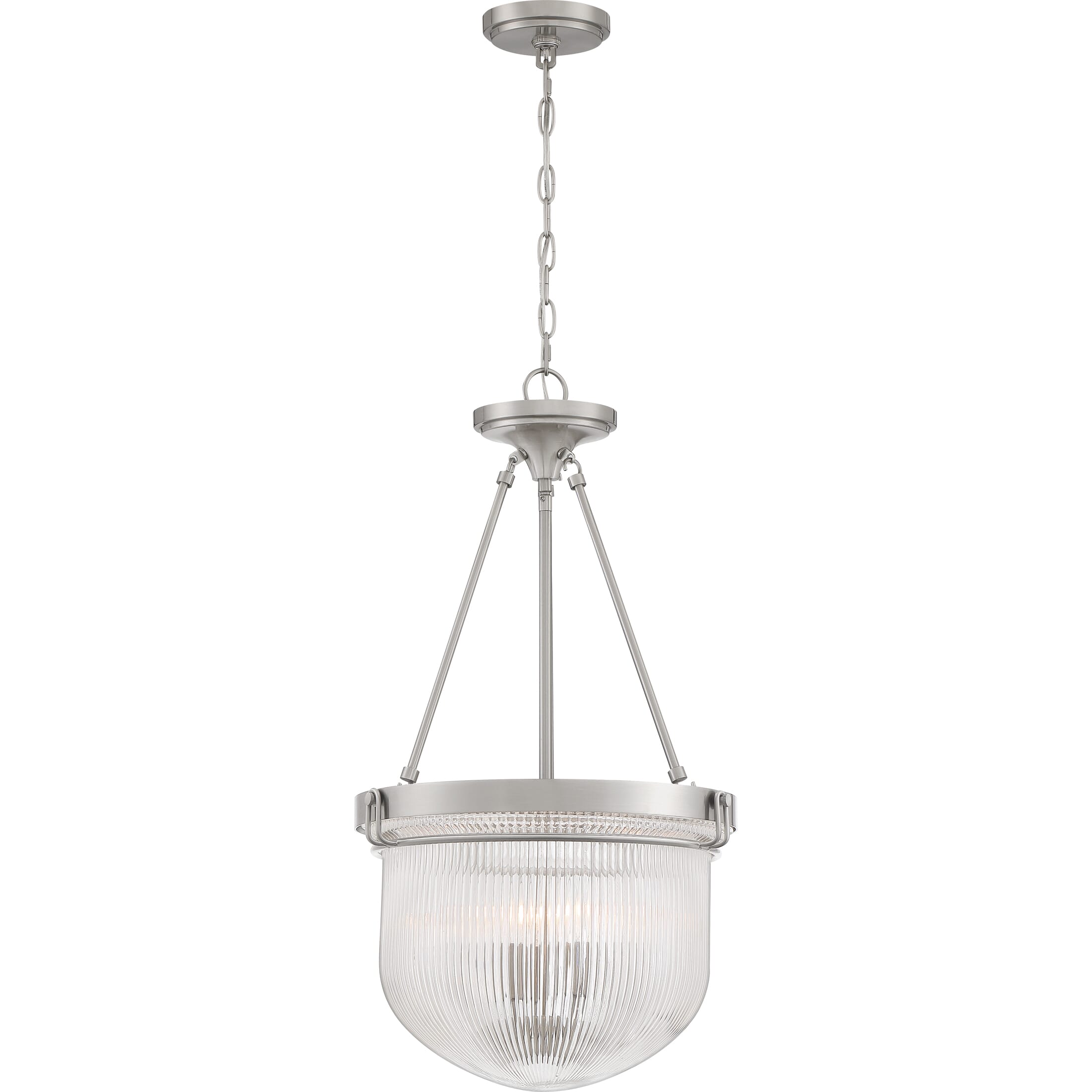 Quoizel Murphy 3-Light 15" Pendant Light in Brushed Nickel