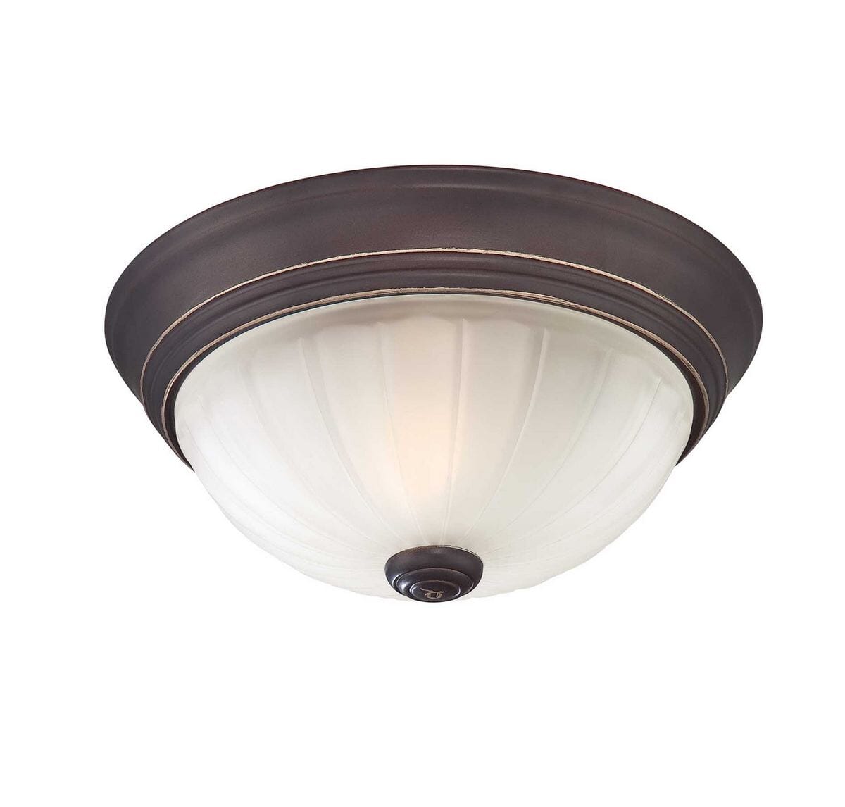 Quoizel Melon 10.5" Flush Mount in Palladian Bronze